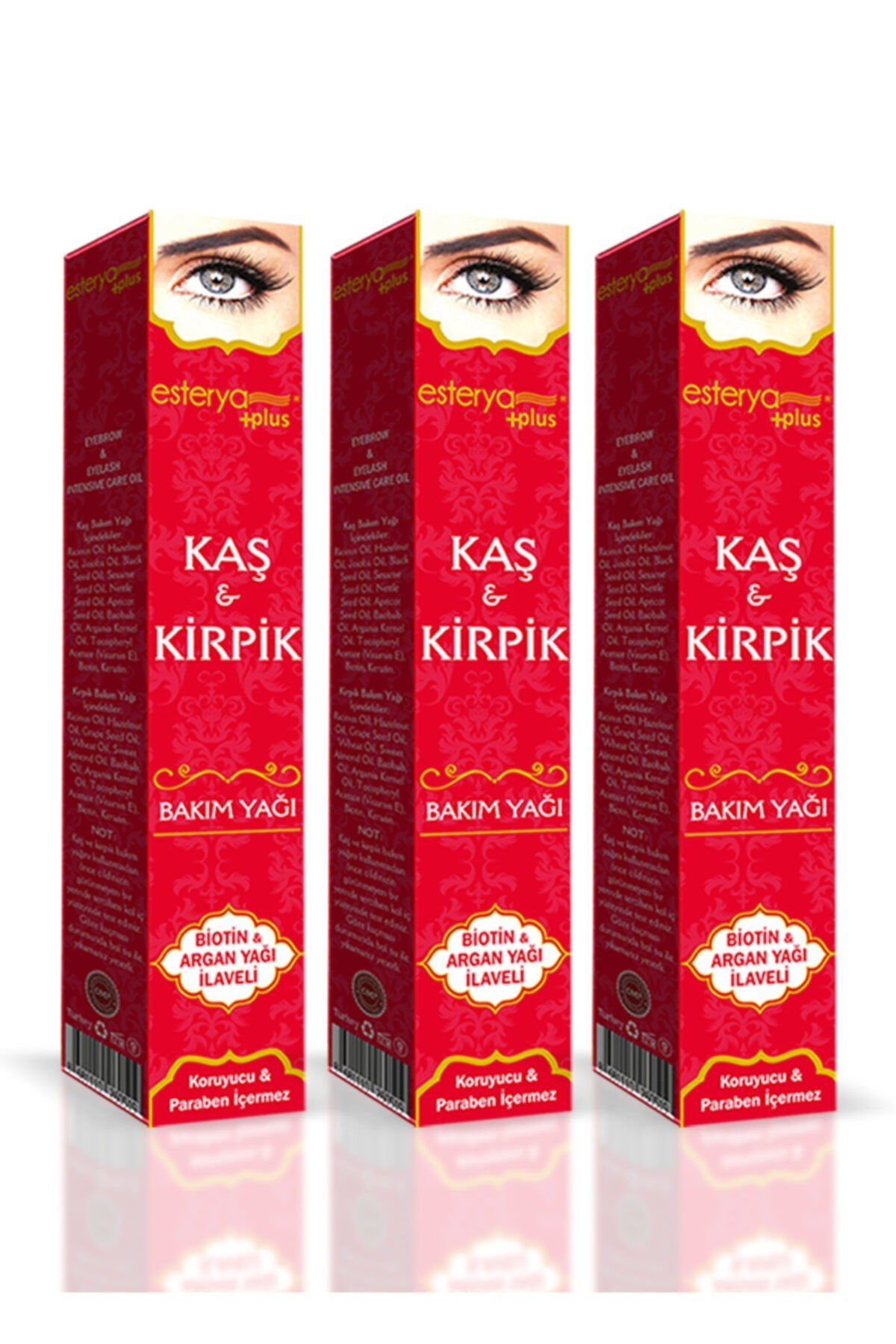Kaş Ve Kirpik Bakım Yağları 20ml (3 LÜ SET)