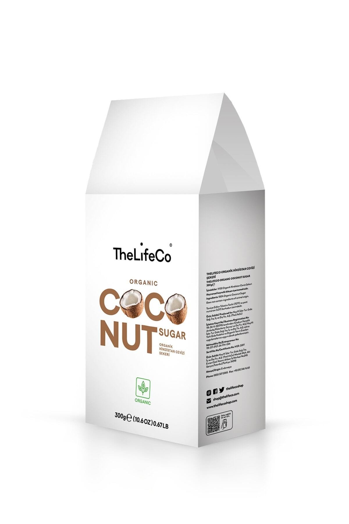 Organik Hindistan Cevizi Şekeri 300 G (DOĞAL, GLÜTENSİZ, VEGAN, DÜŞÜK GLİSEMİK INDEKS)