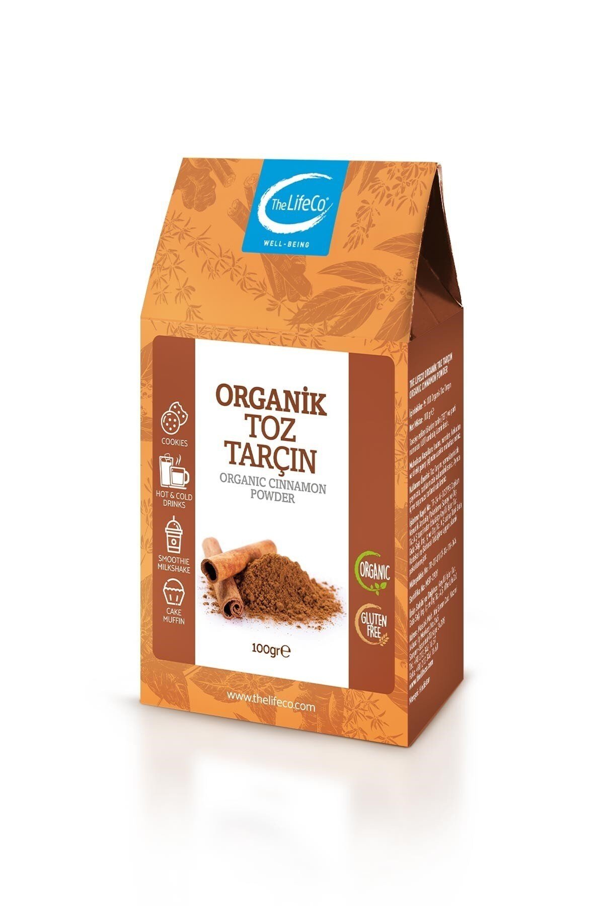 Organik Toz Tarçın 100 Gr