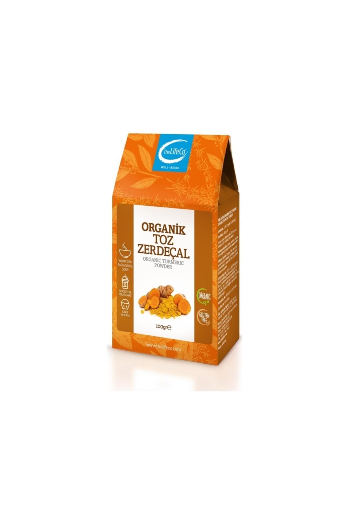Organik Toz Zerdeçal 100 Gr