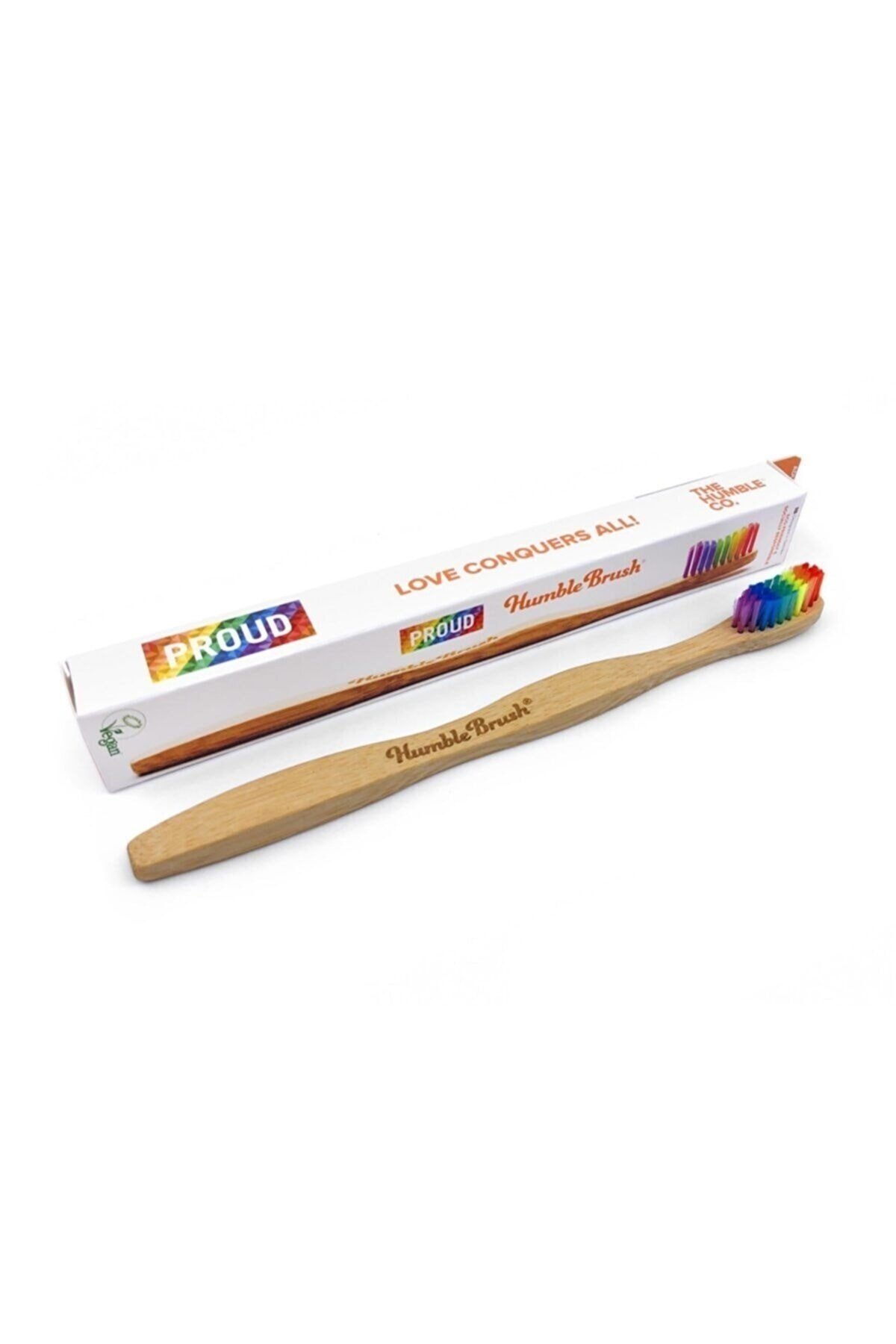 Yetişkin Ultra Yumuşak Bambu Diş Fırçası Gökkuşağı
