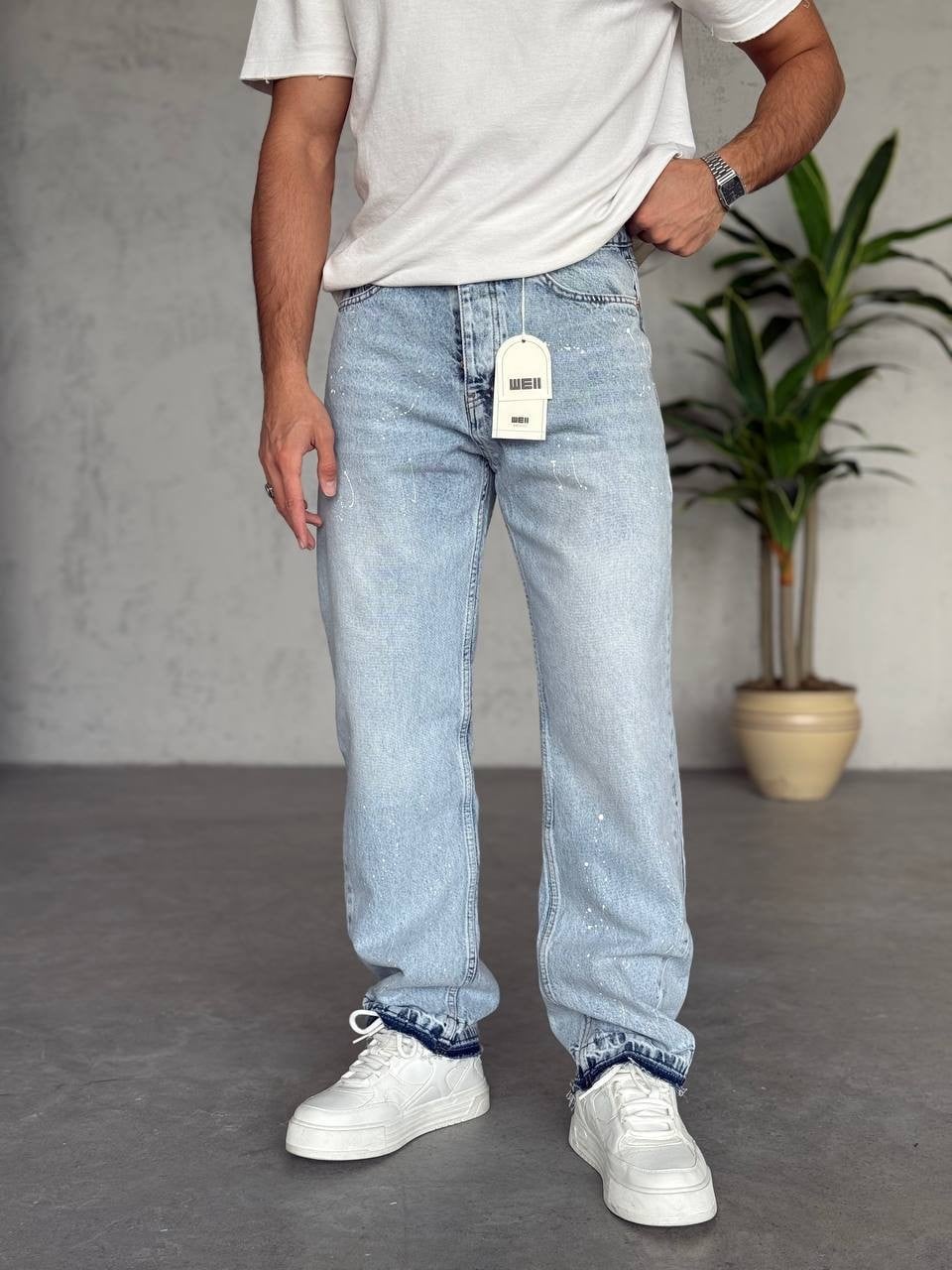 We11 Baggy Yıklamalı Kot Pantolon 3260