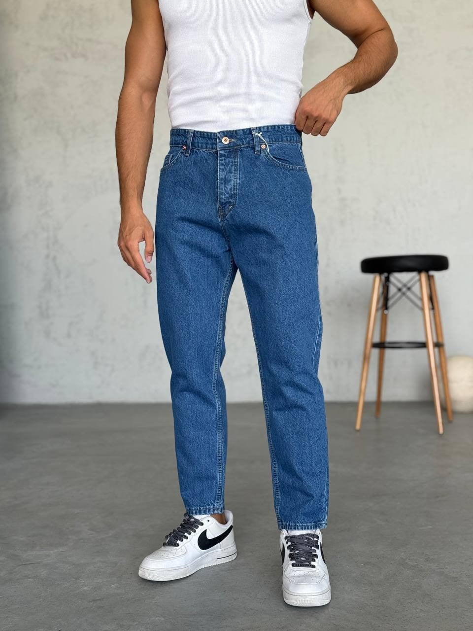 We11 Boyfrıend Kot Pantolon Mavi