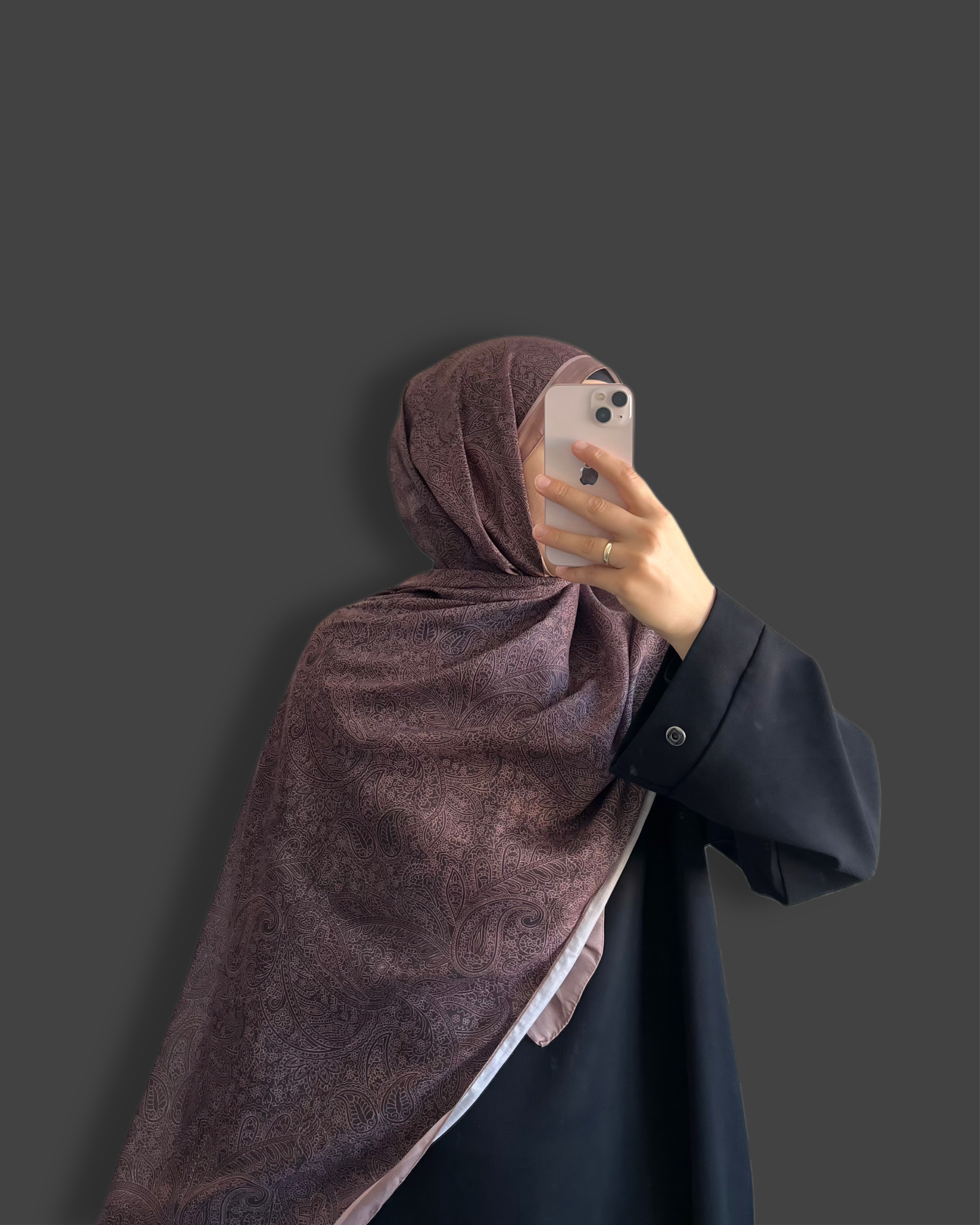 Leyna Şal  Acı Kahve - Pudra