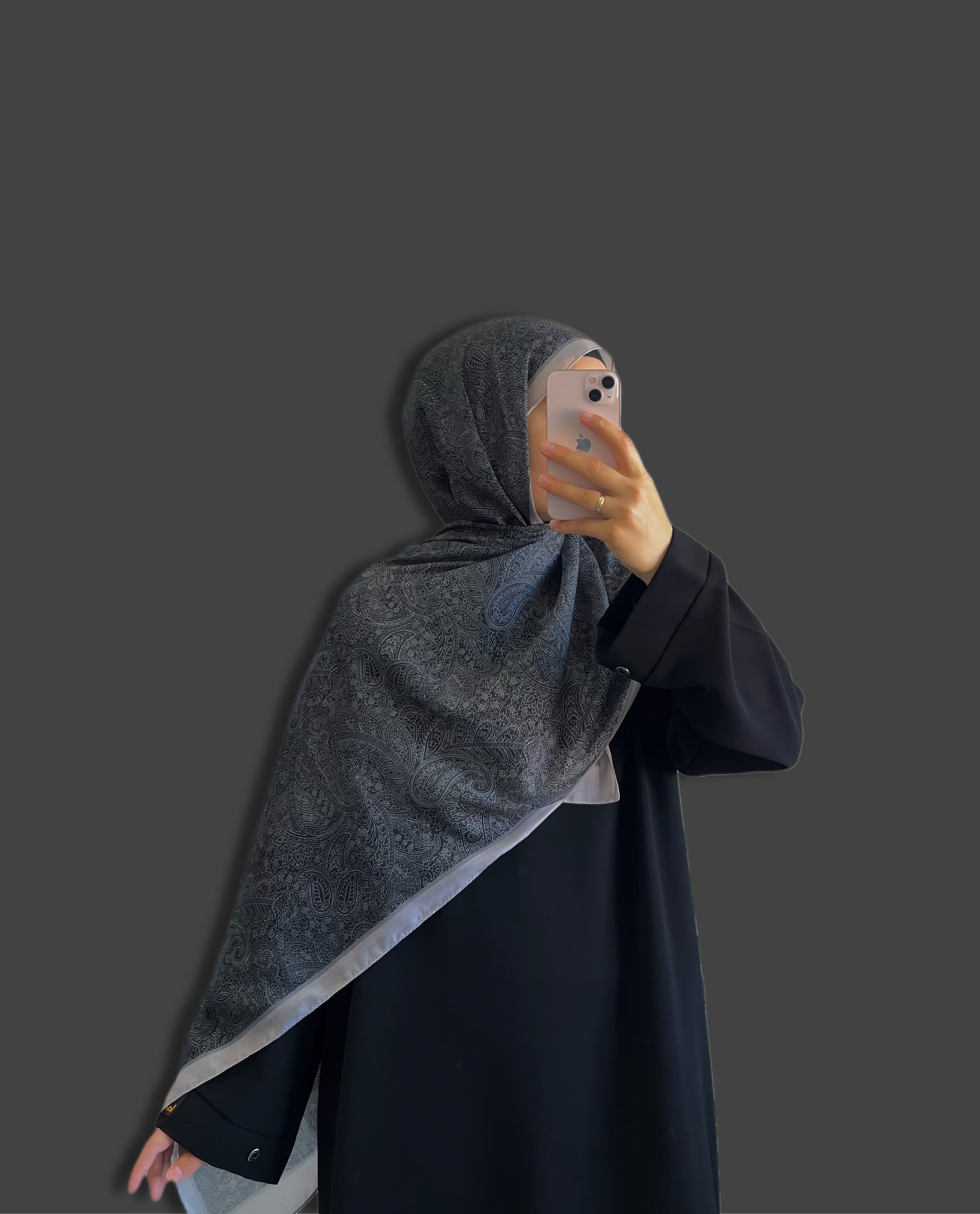 Leyna Şal Açık Gri