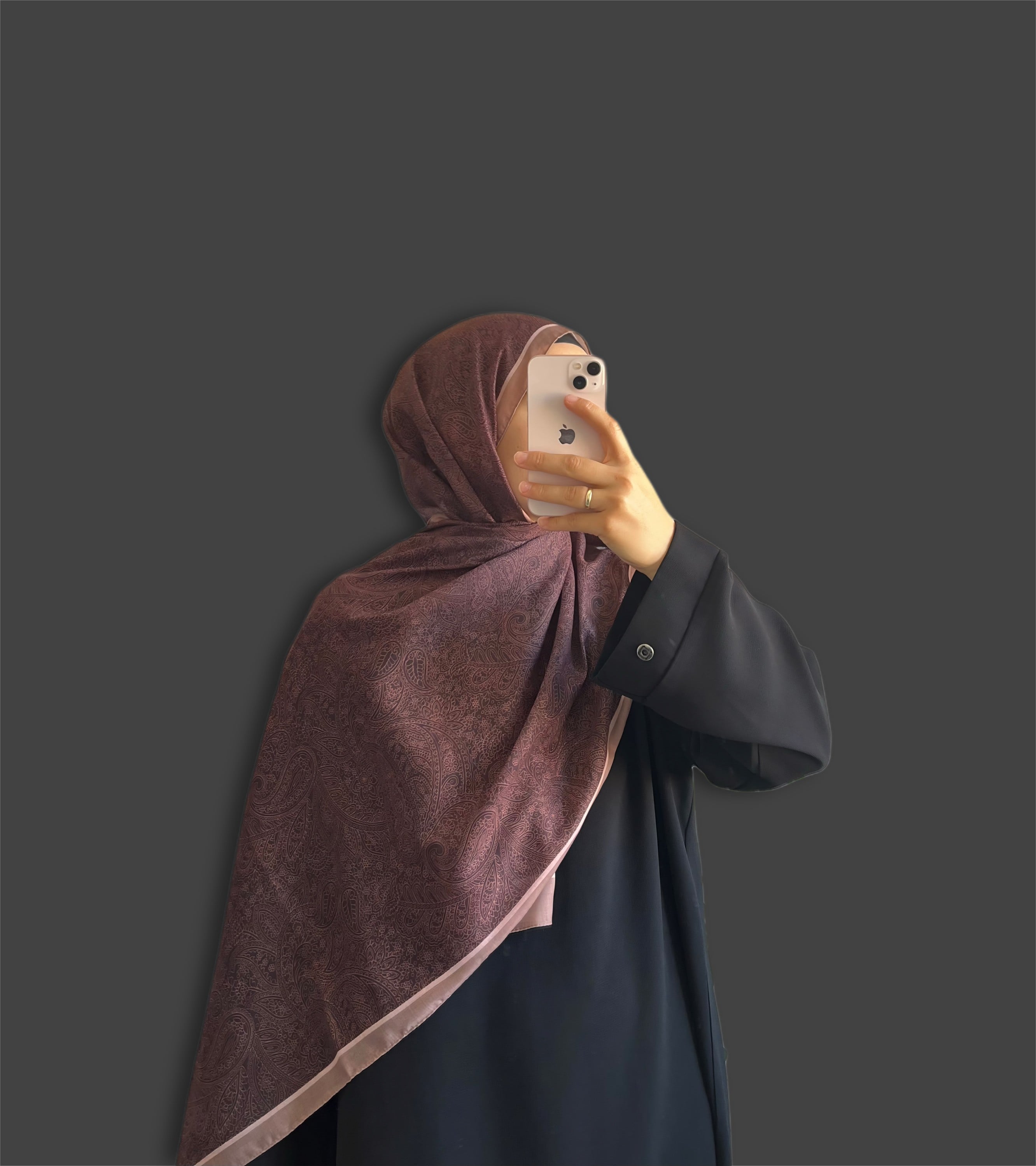 Leyna  Şal Açık ve Koyu Kahve