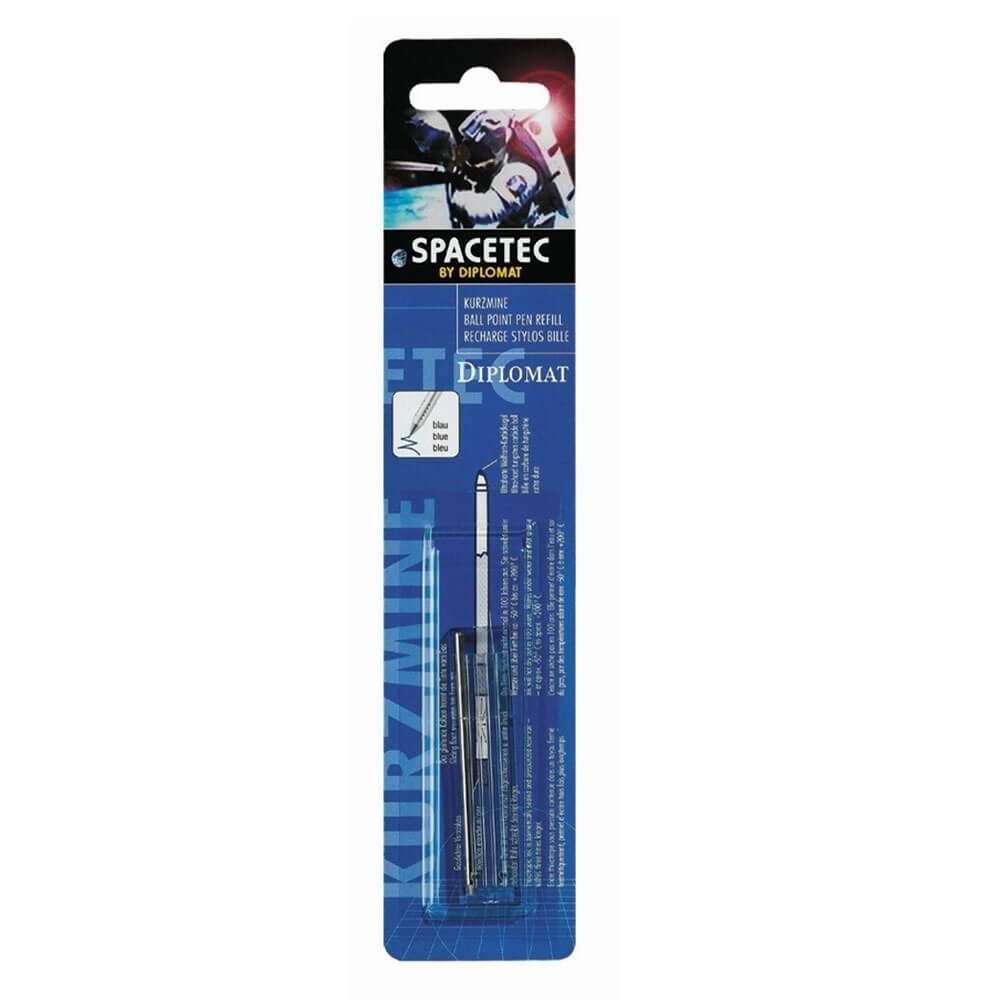 Diplomat 10380152 Spacetec Kısa Gaz Refil, Mavi