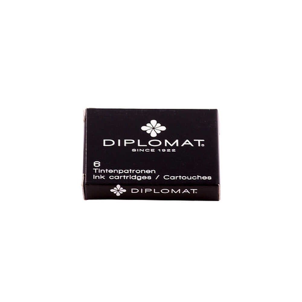 Diplomat 10701023 6lı Yedek Kartuş, Siyah