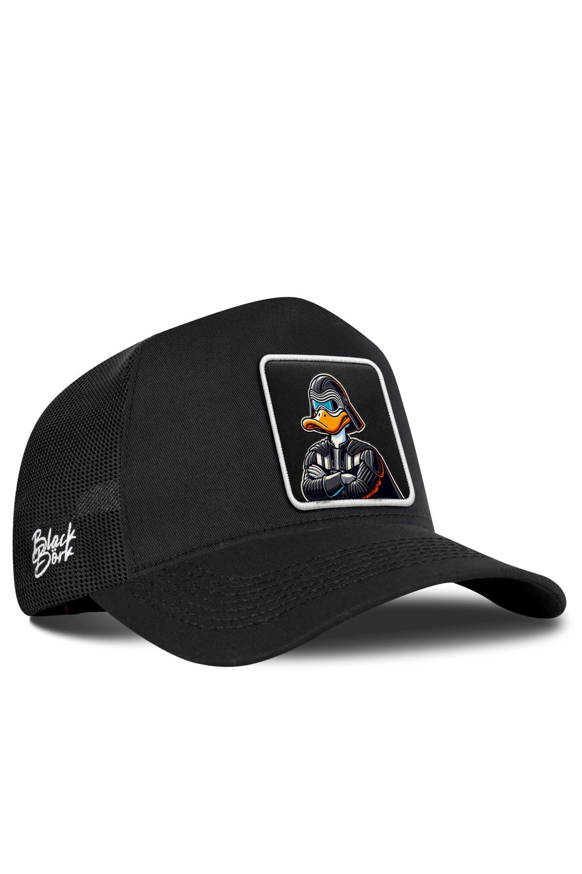 Duckside Logolu Siyah Trucker Şapka
