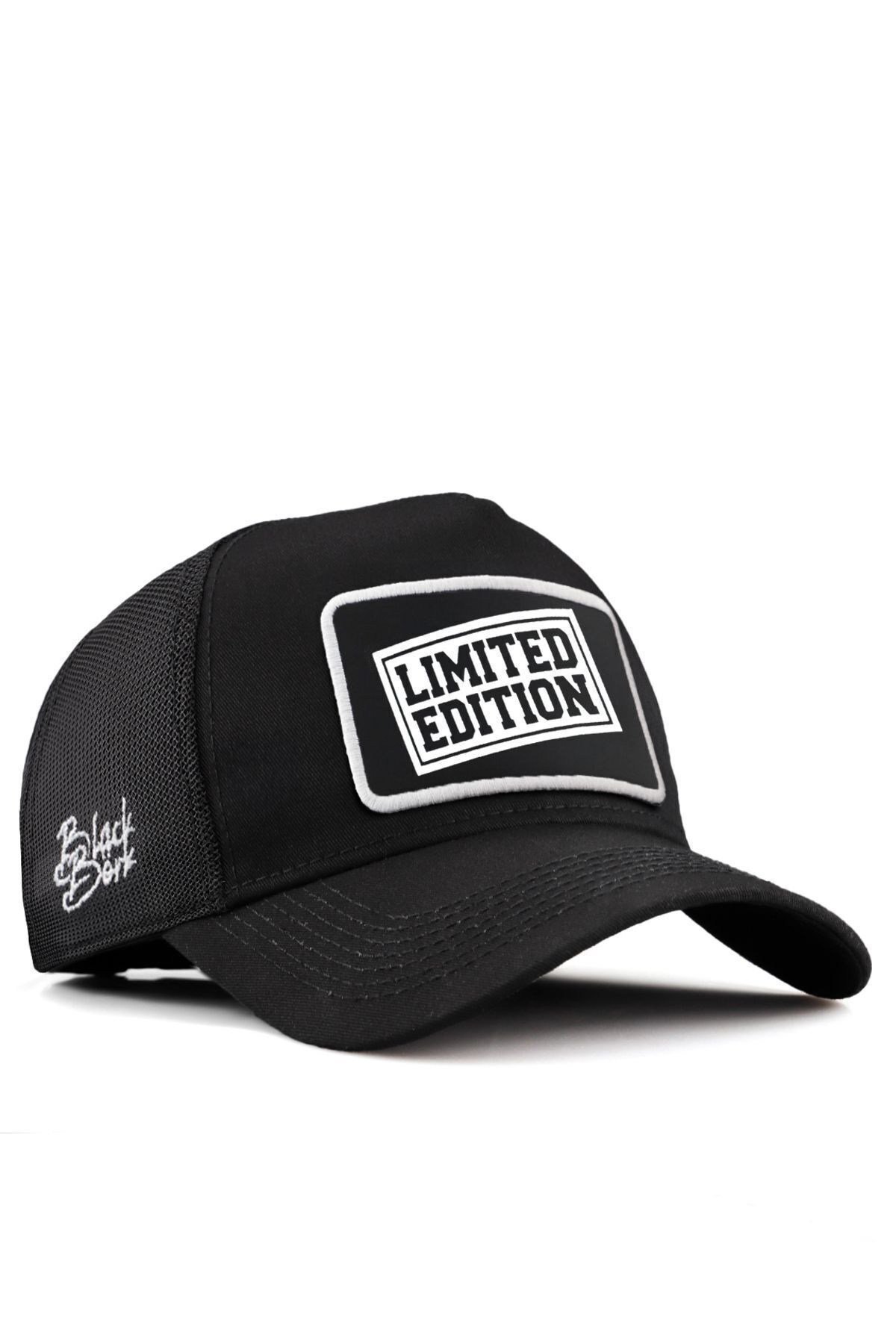 Limited Edition Logolu Siyah Trucker Şapka