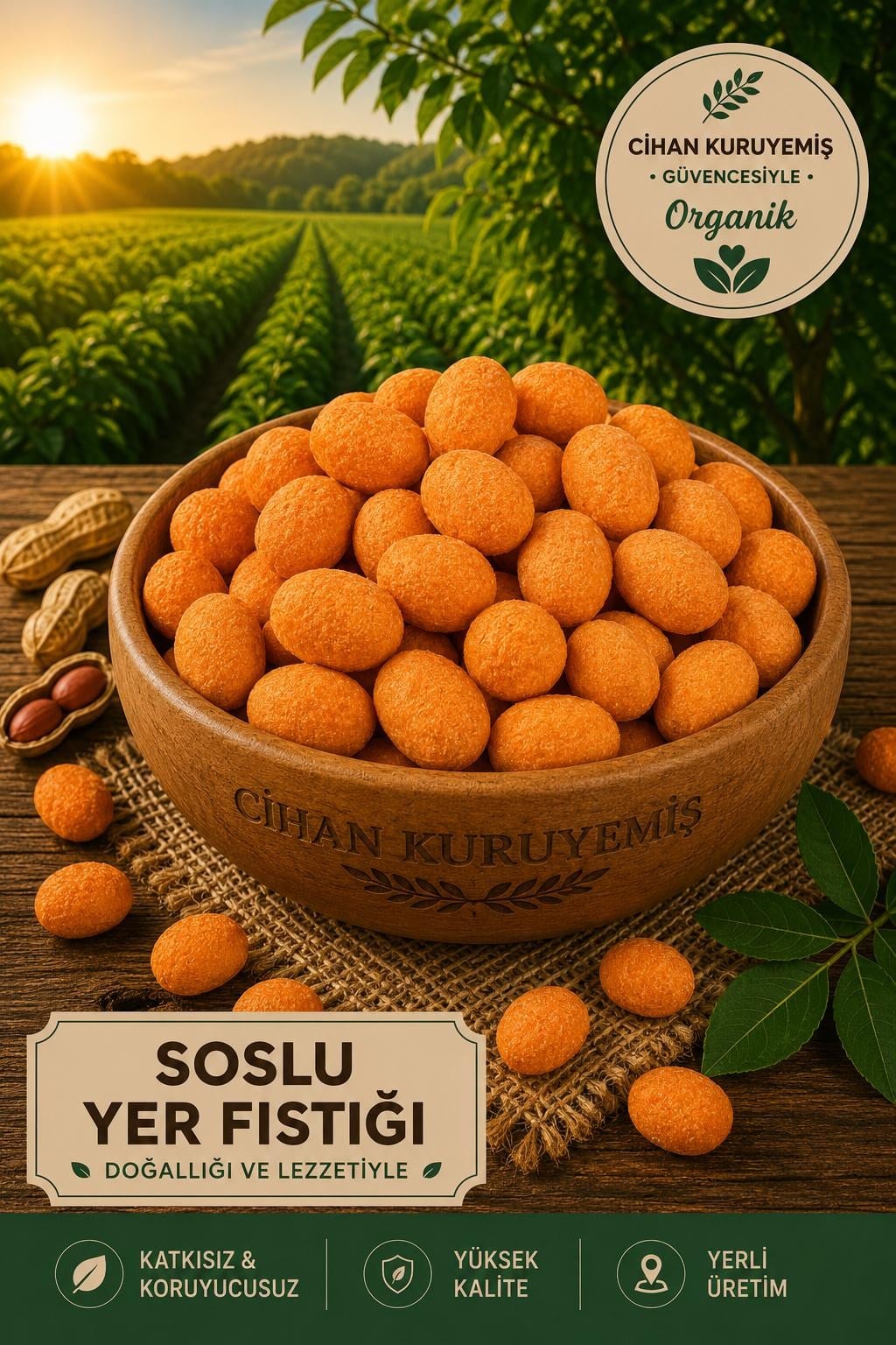 Soslu Kaplama Yer Fıstığı