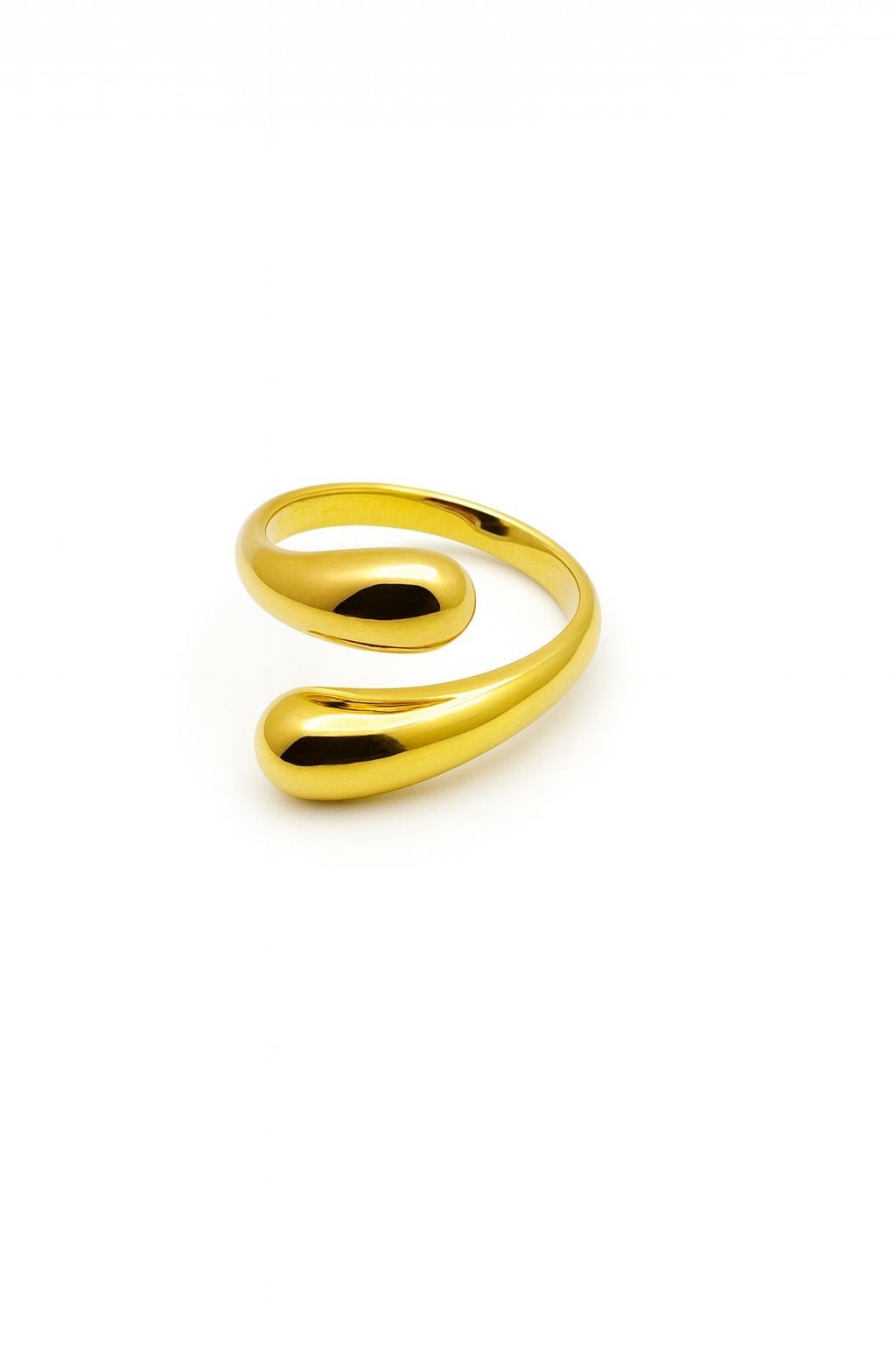 Geometric Gold Ring