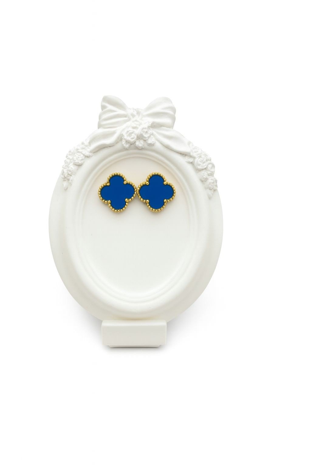 Leaf Blue Big Earring