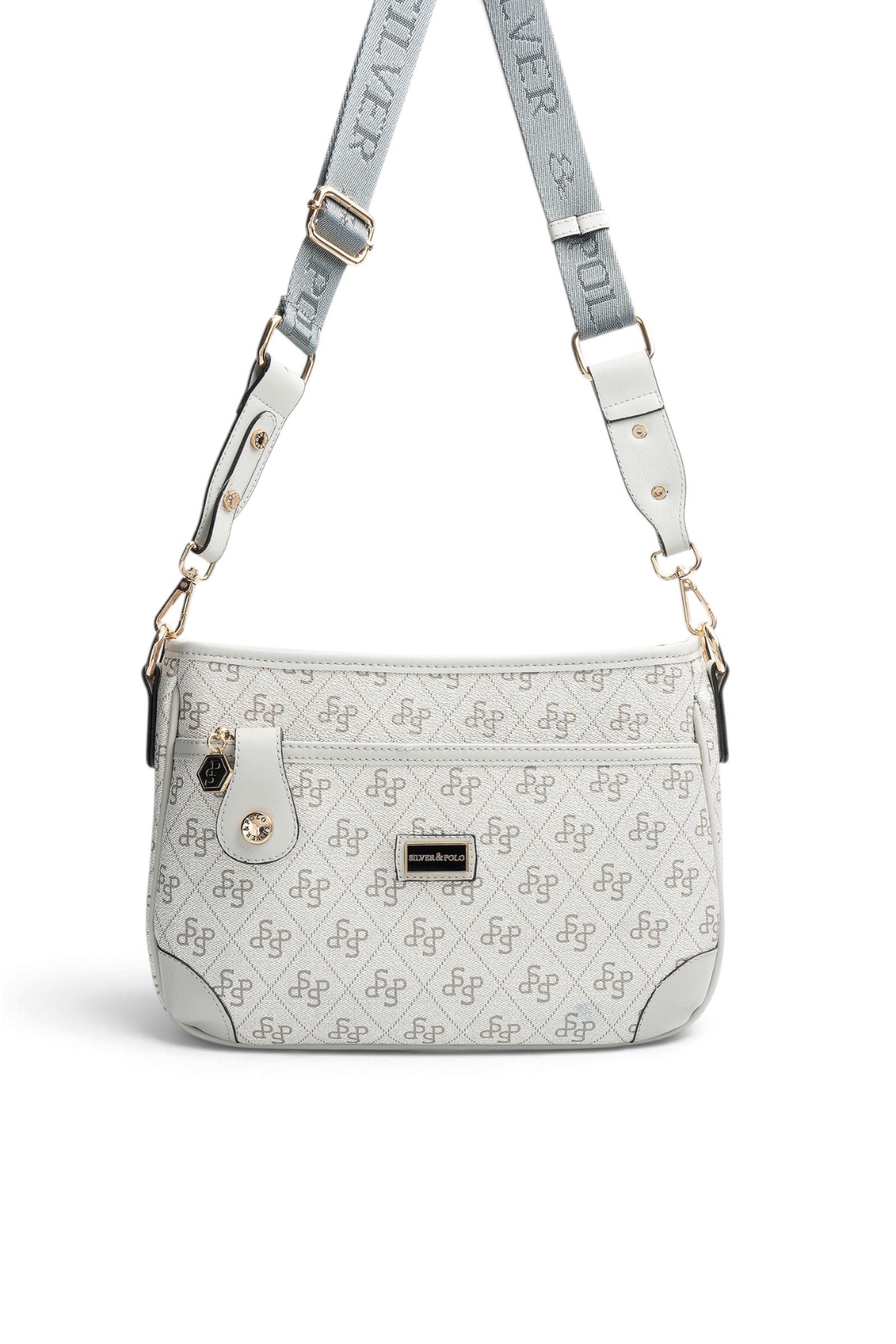 SP1160 Kadın Çapraz Çanta Monogram A.Gri - Gri SP1160-M178