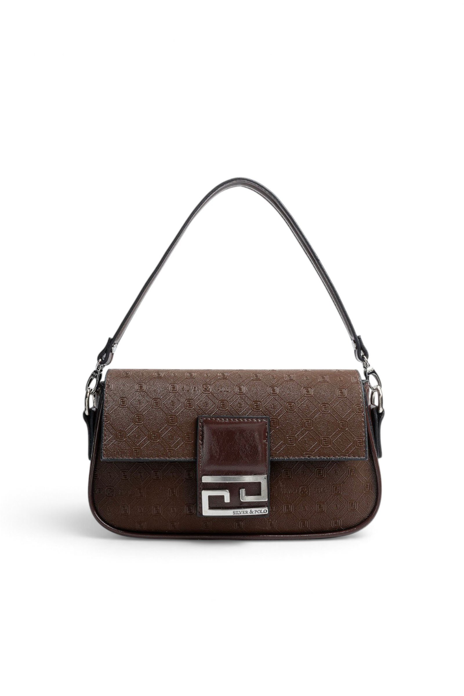 SP1179 Kadın Omuz Çantası Fashion Kahve - 520 Nomy Kahve SP1179-M158