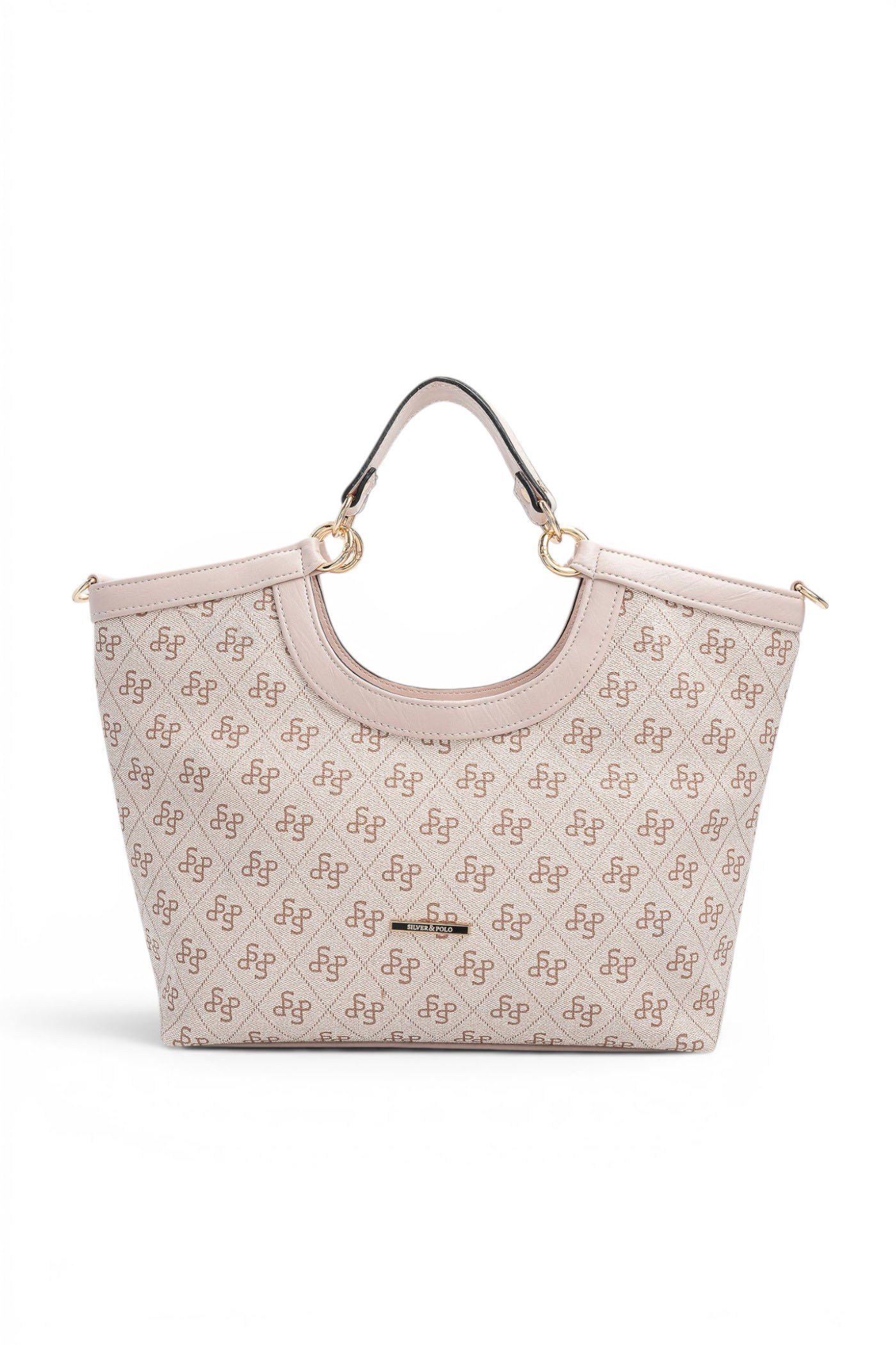 SP1189 Kadın El Çantası Monogram Pembe - Pudra SP1189-M178