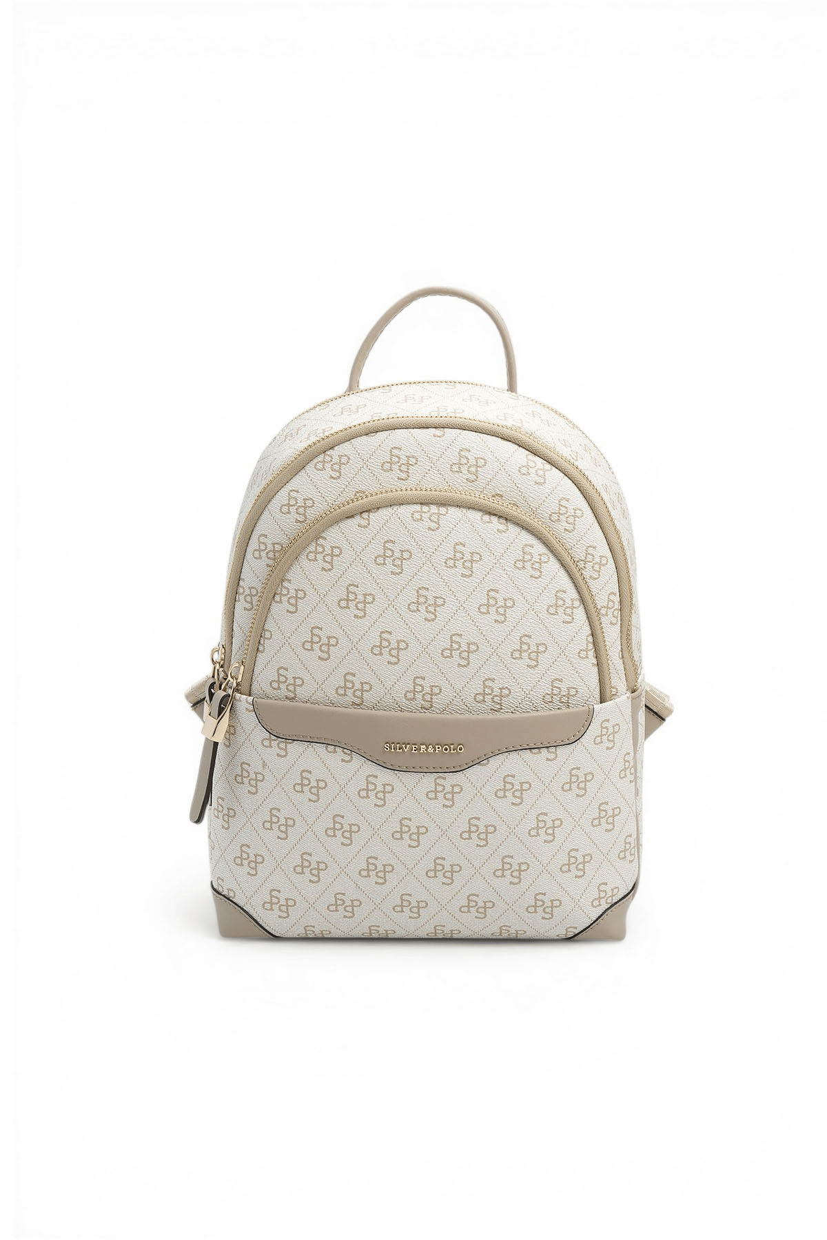 SP1265 Kadın Sırt Çantası Monogram Bej-Kum
