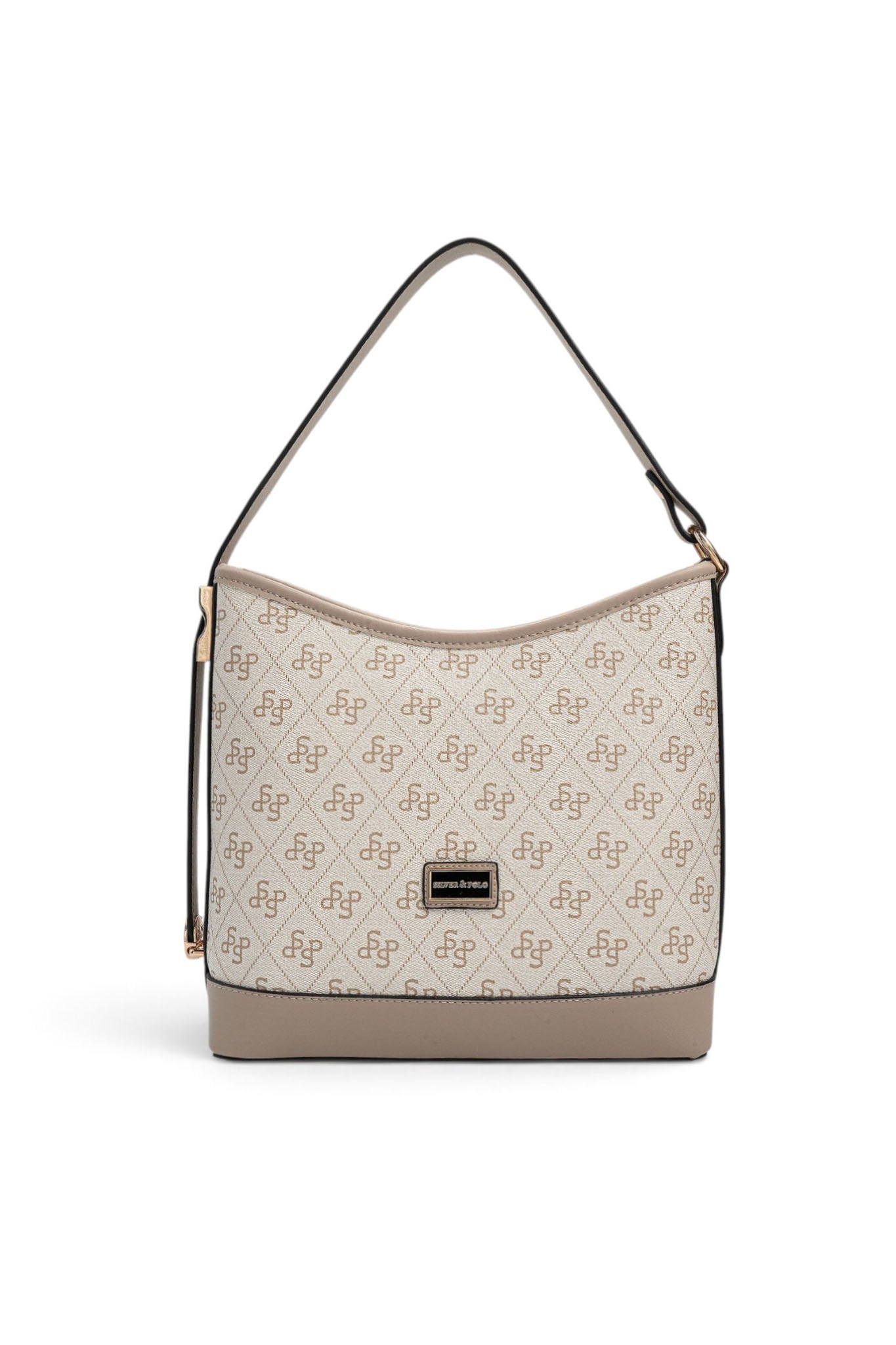 SP1286 Kadın Omuz Çantası Monogram Bej - Kum SP1286-M178