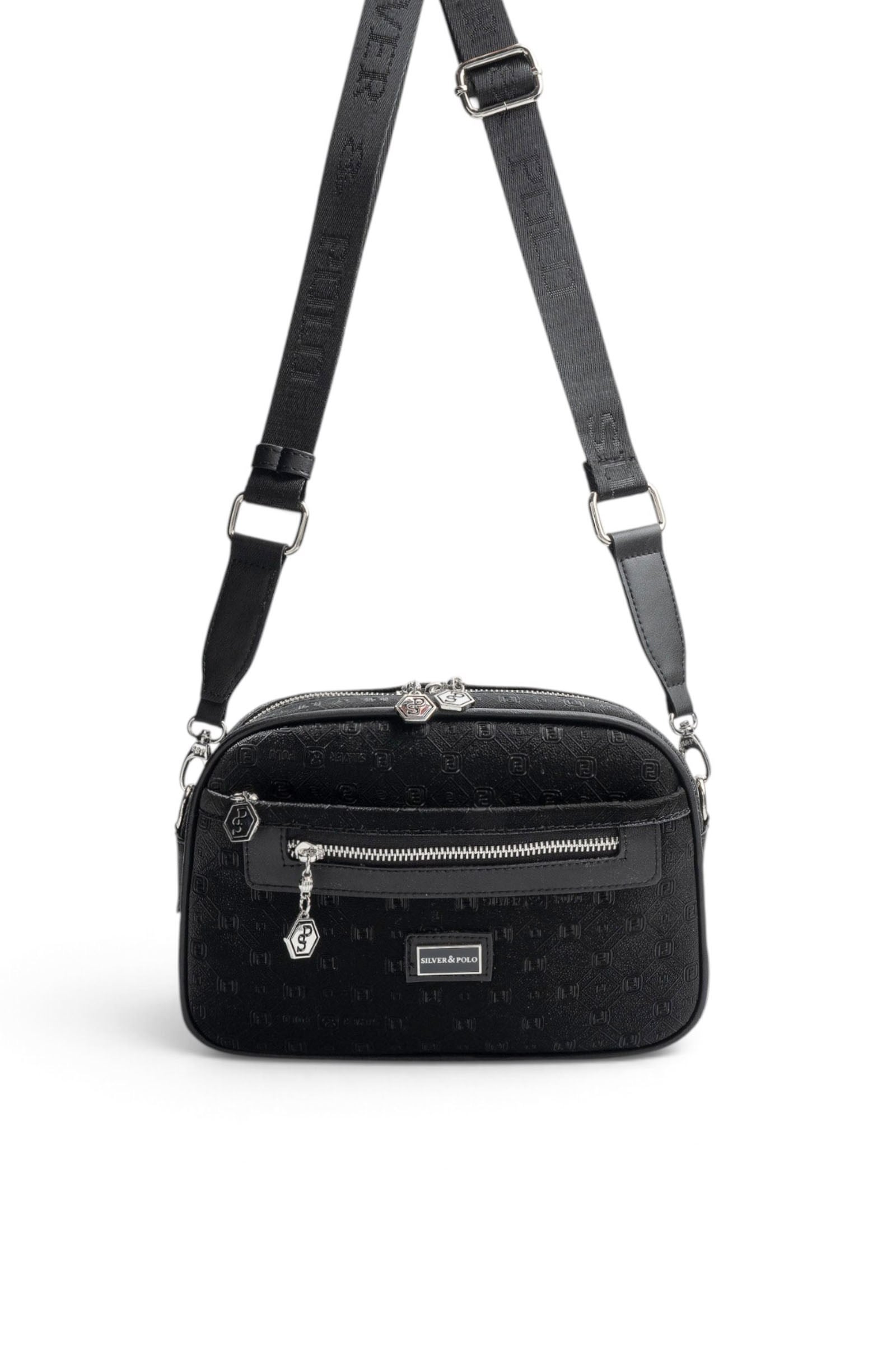SP1297 Kadın Çapraz Çanta Fashion Siyah - Siyah SP1297-M158