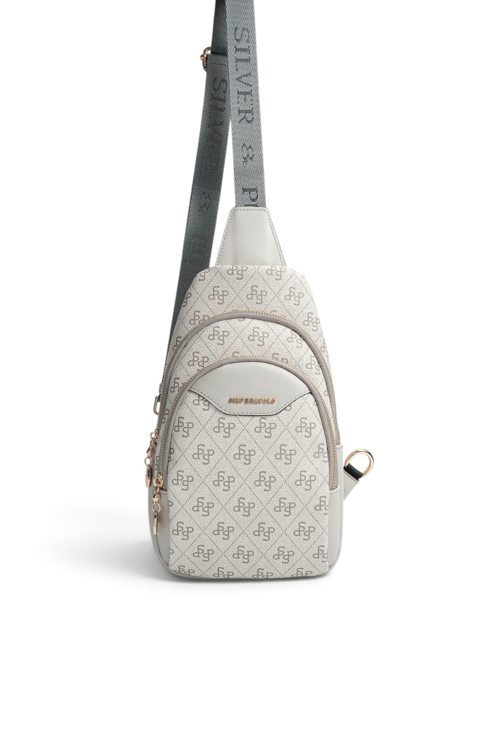 SP959 Kadın Vücut Çantası Monogram A.Gri - Gri SP959-M178