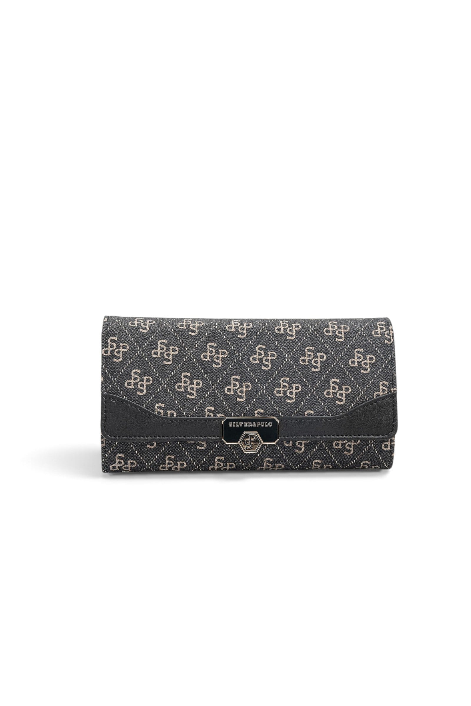 SP979 Kadın Cüzdan & Kartlık Monogram Füme - Siyah SP979-M178
