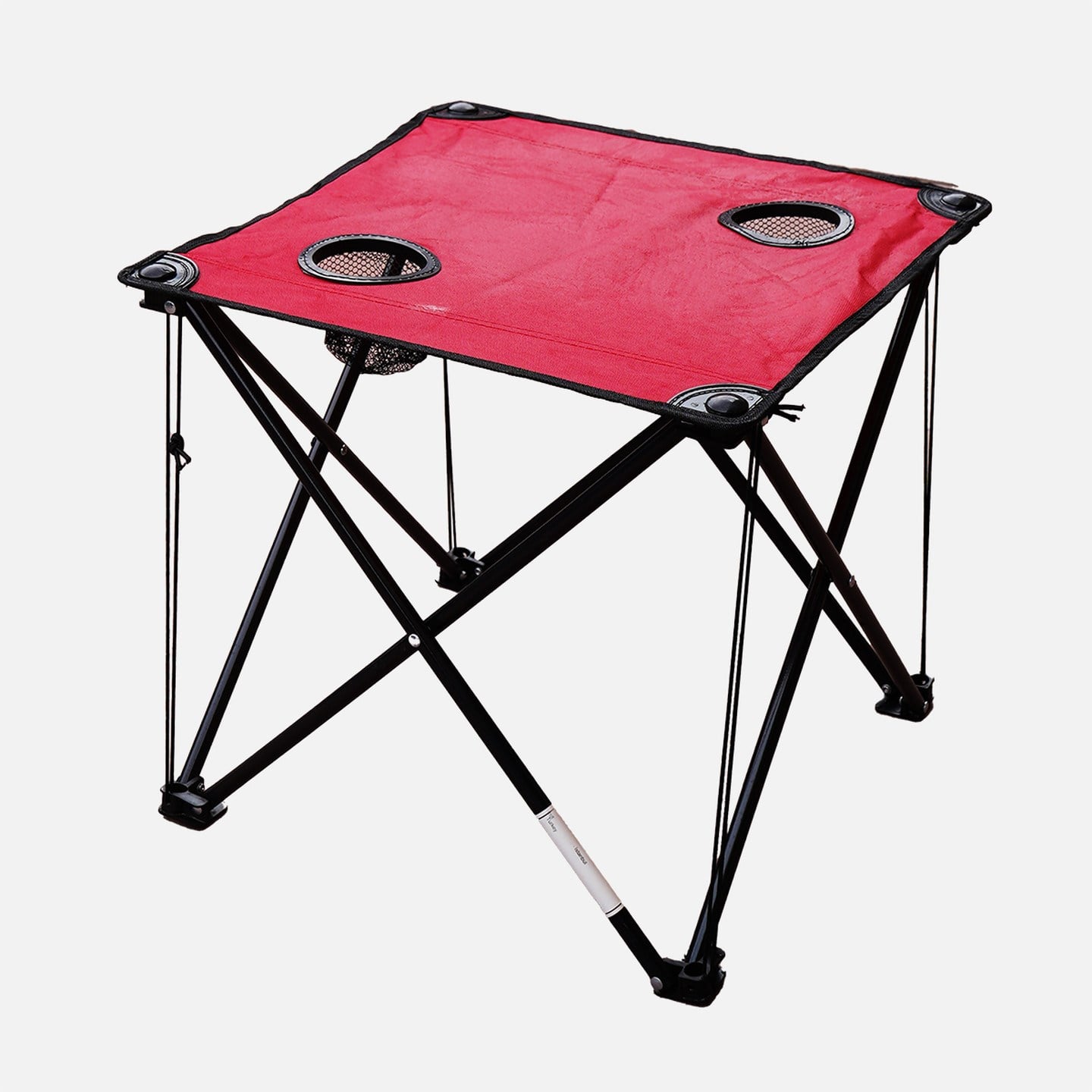 Katlanır Kamp Masası 45 cm Kırmızı Çantalı