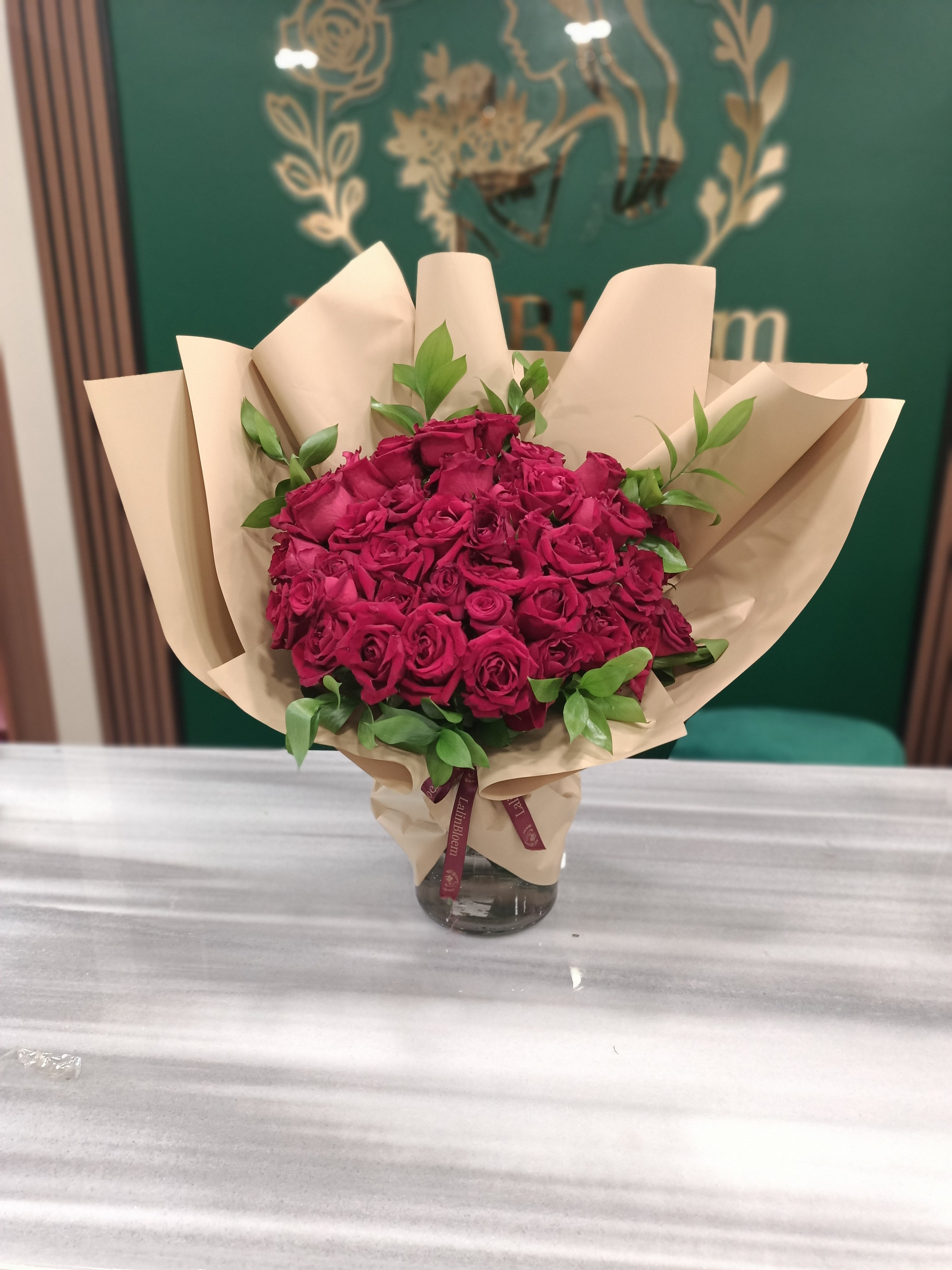 Love Premium 50'li Kırmızı Gül 