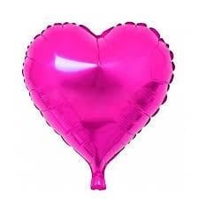 Pembe Yıldız Helyum Balon 18''/45 cm