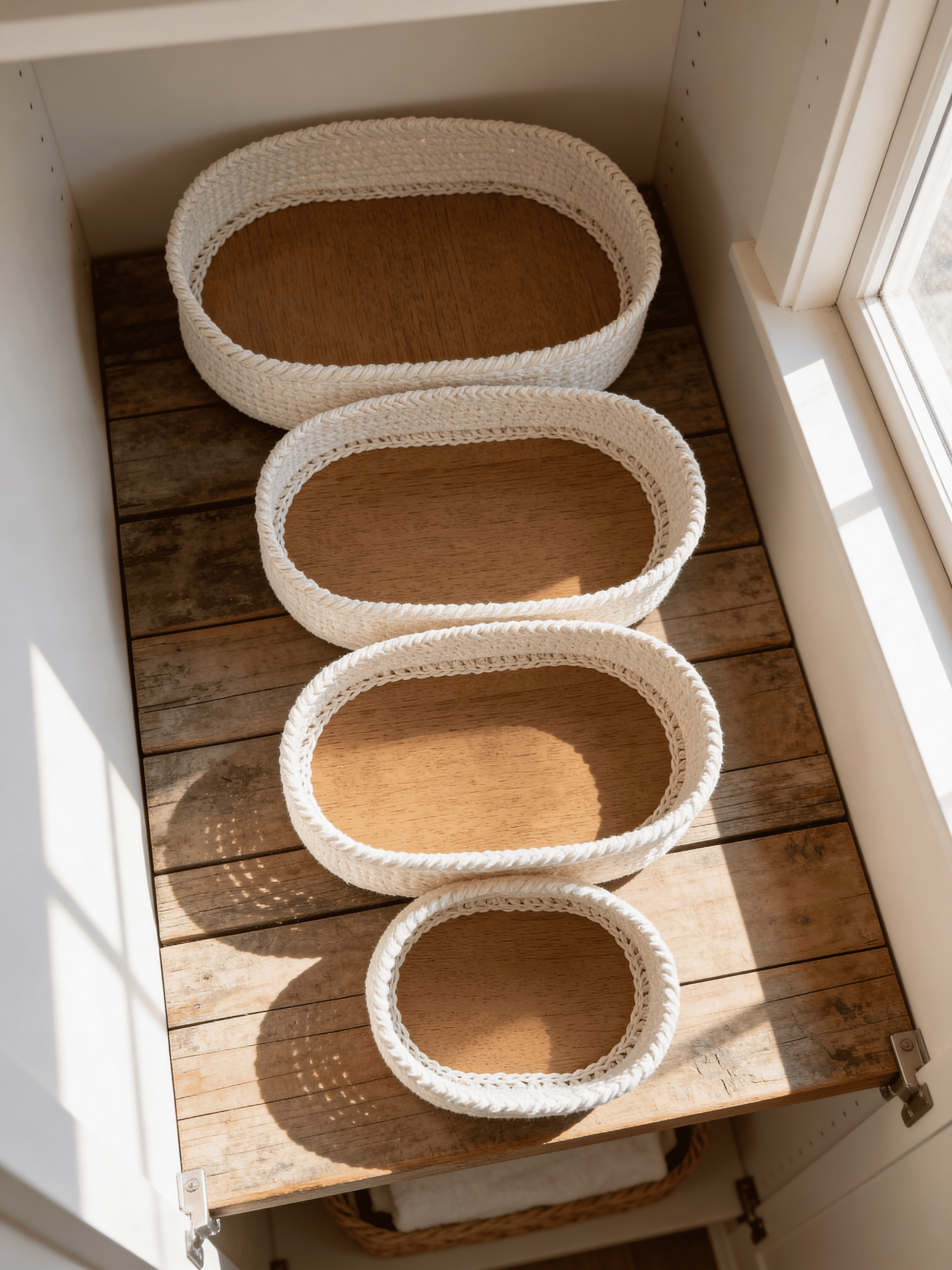 Oval Beyaz Set