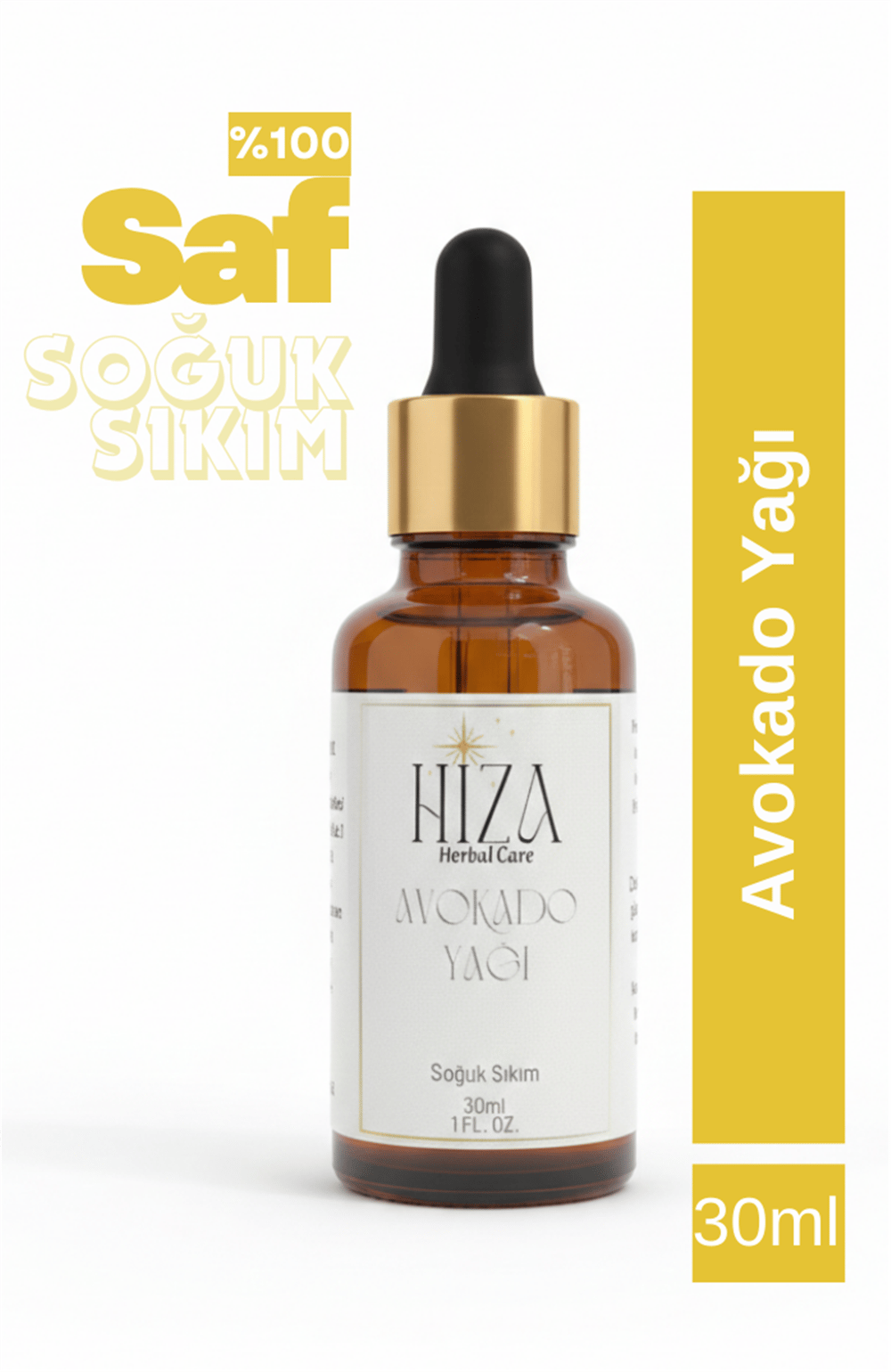 %100 DOĞAL  AVOKADO YAĞI 30 ML