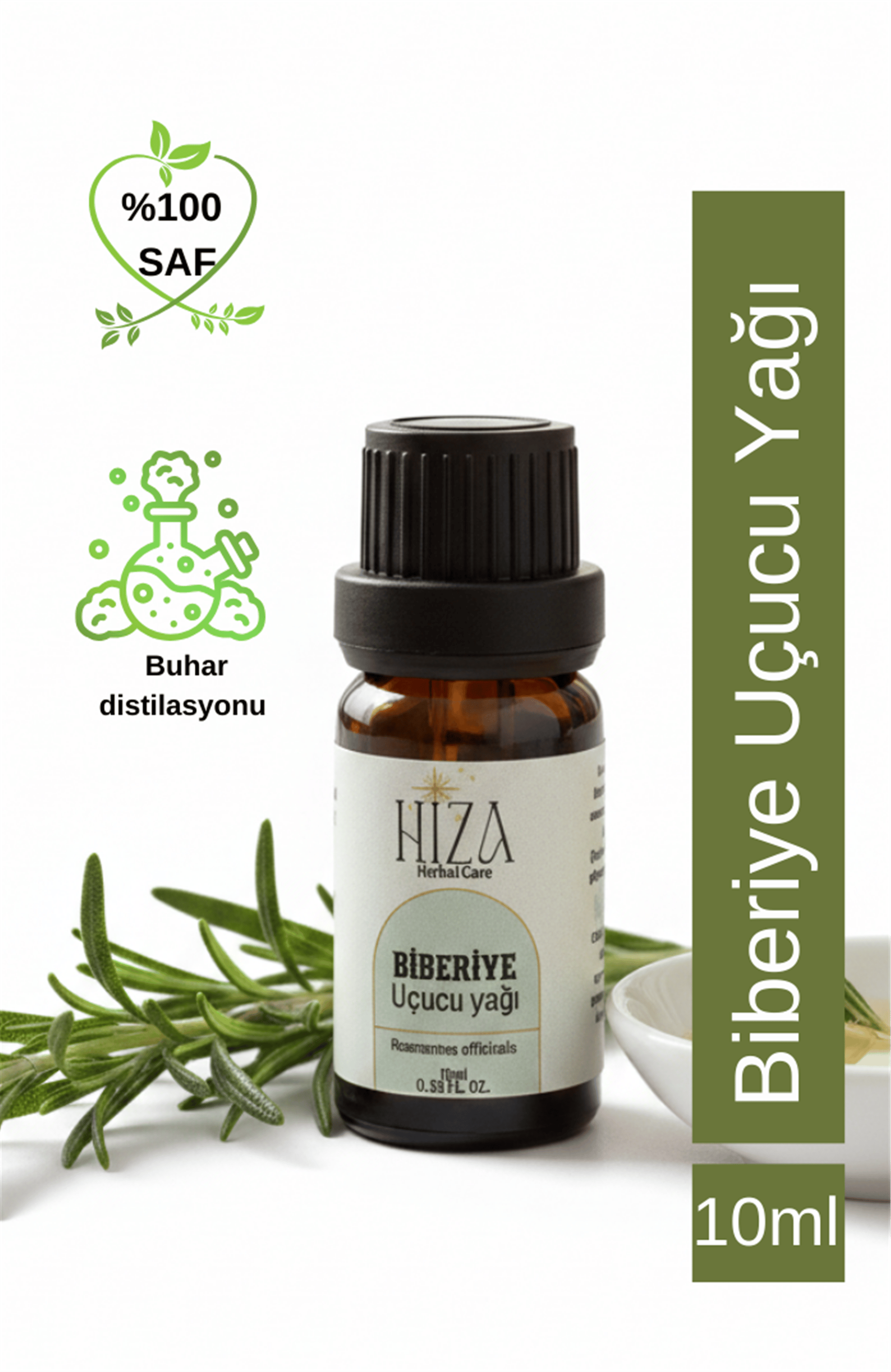 %100 DOĞAL BİBERİYE UÇUCU YAĞI 10 ML