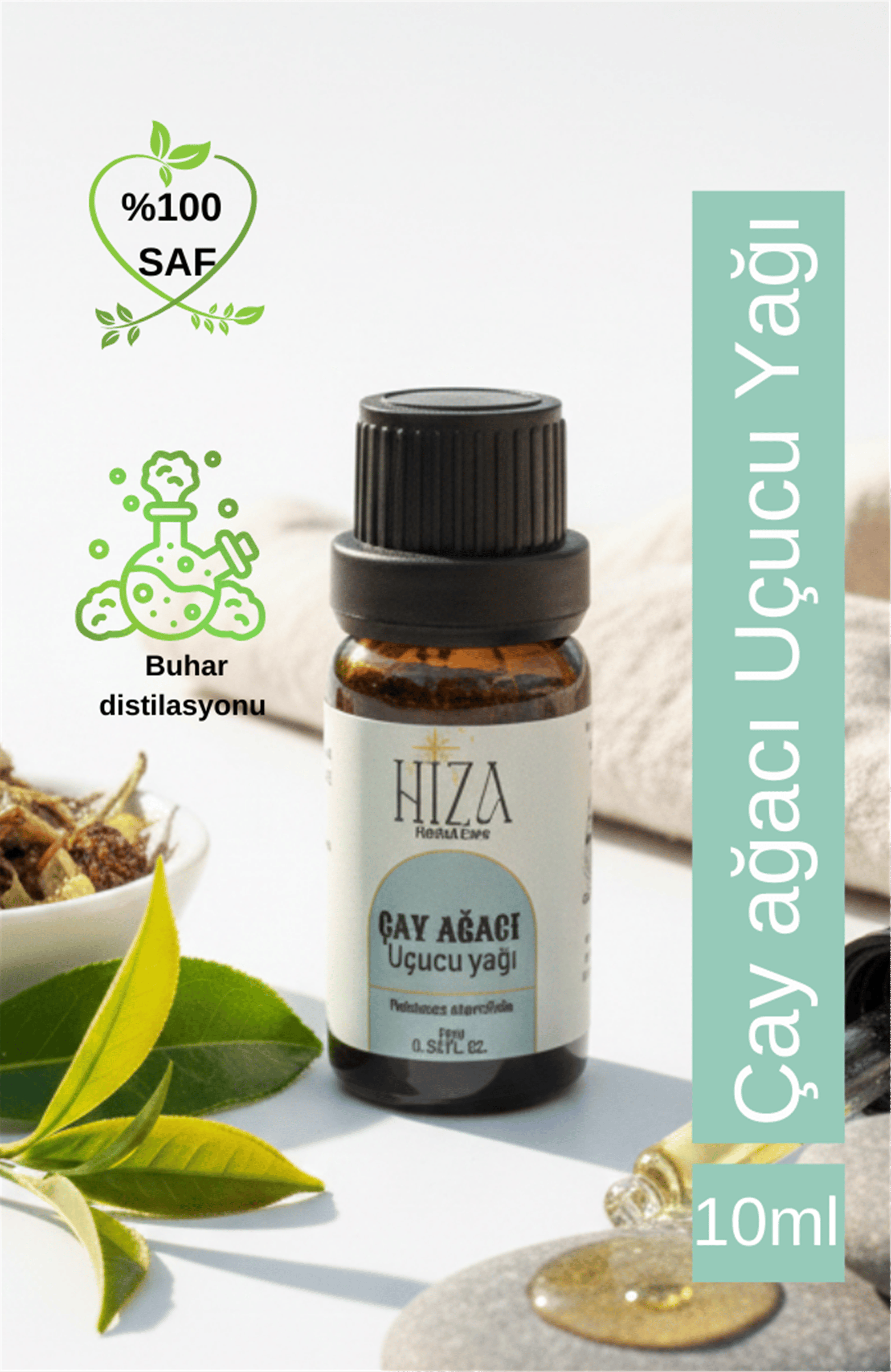 %100 DOĞAL ÇAY AĞACI UÇUCU YAĞI 10 ML