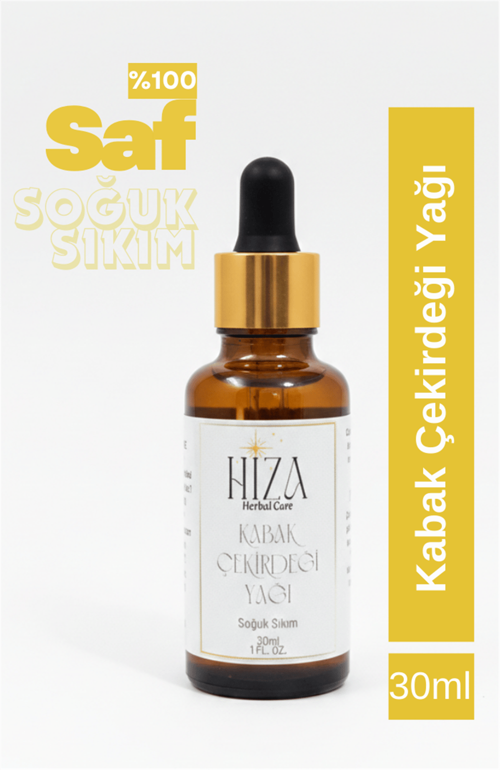 %100 DOĞAL  KABAK ÇEKİRDEĞİ YAĞI 30 ML