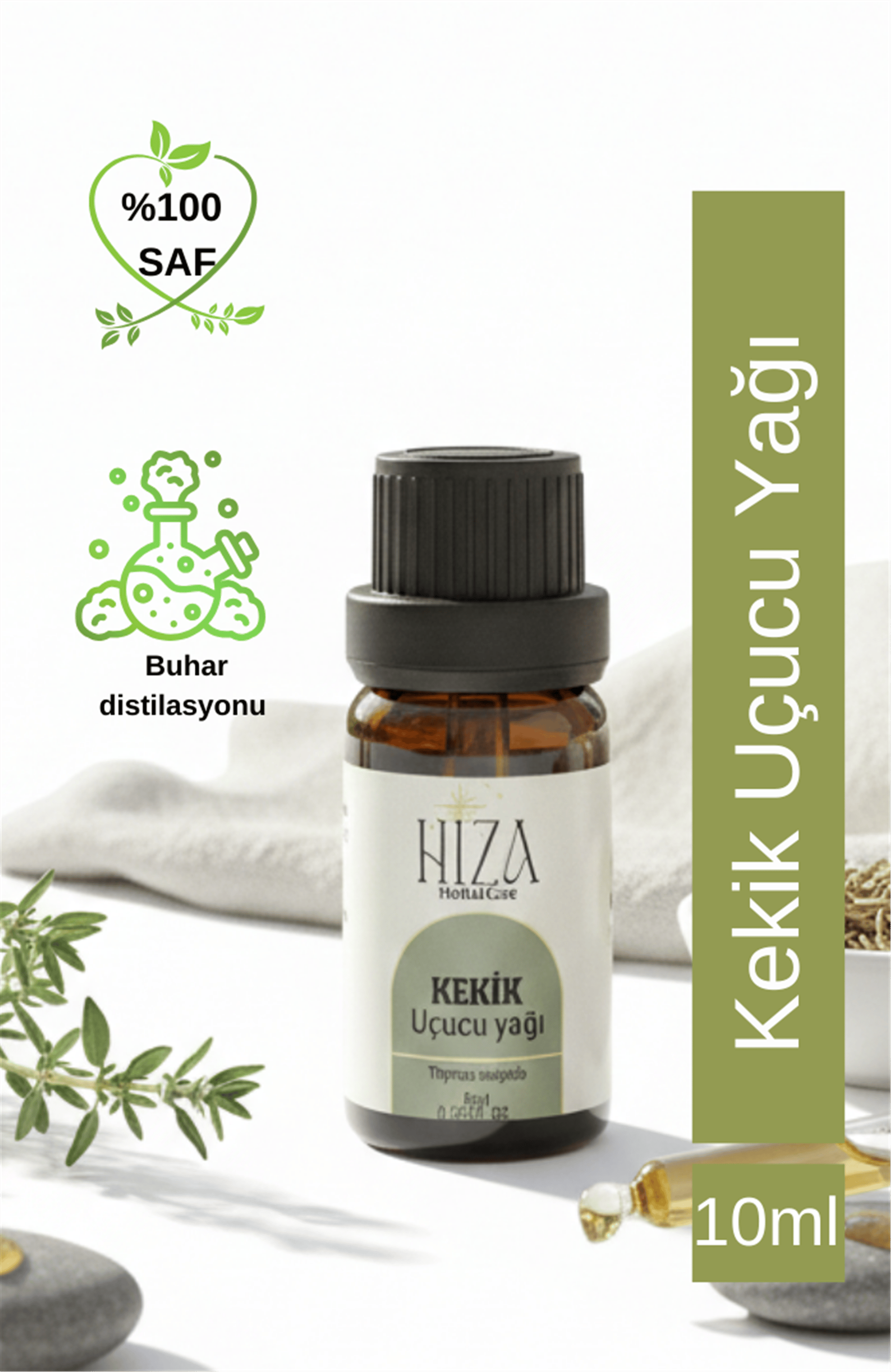 %100 DOĞAL KEKİK UÇUCU YAĞI 10 ML