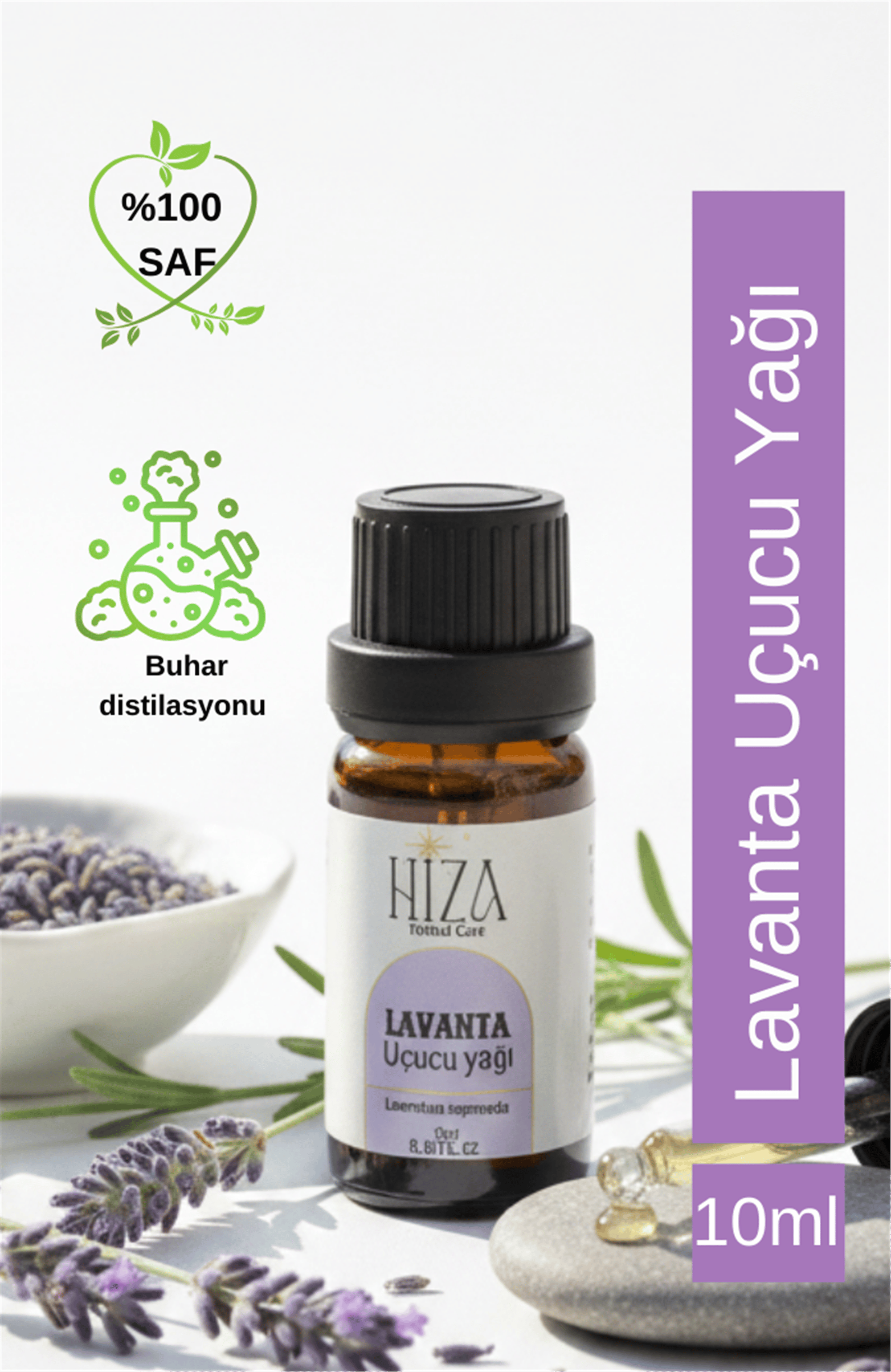 %100 DOĞAL LAVANTA YAĞI (İNTERMEDİA) 10 ML