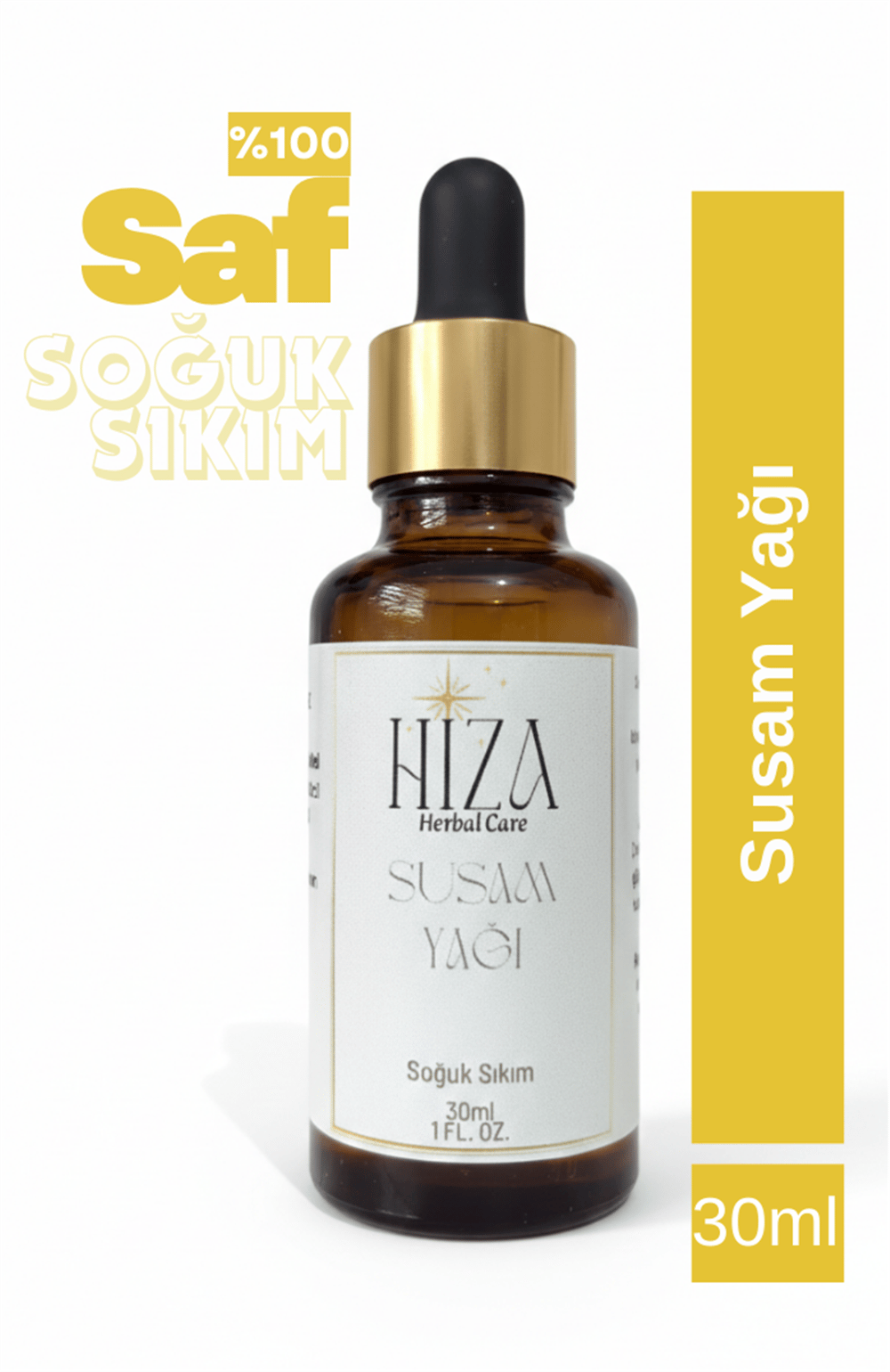 %100 DOĞAL  SUSAM YAĞI 30 ML