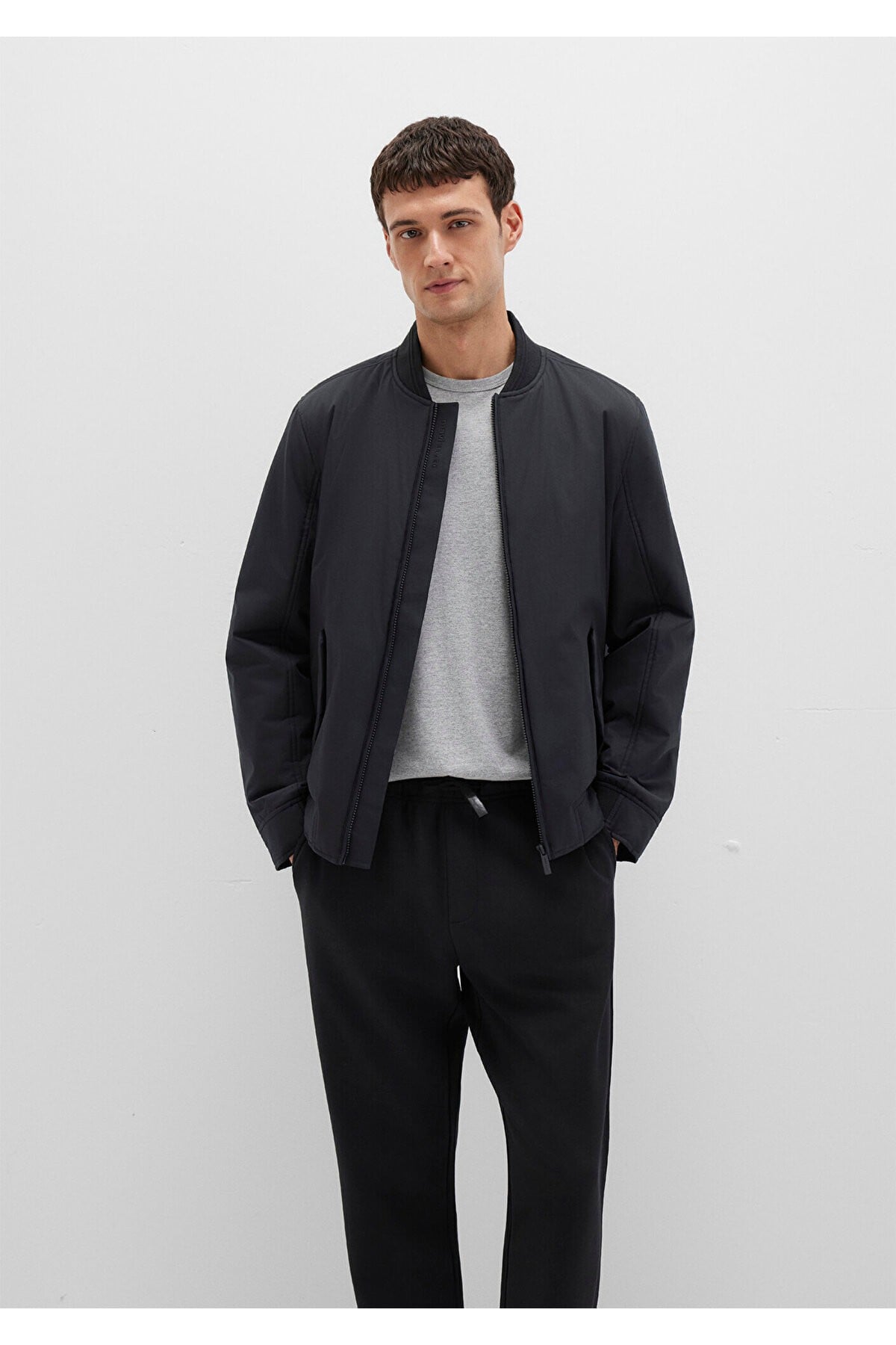 Black Siyah Bomber Ceket 0110616-71379