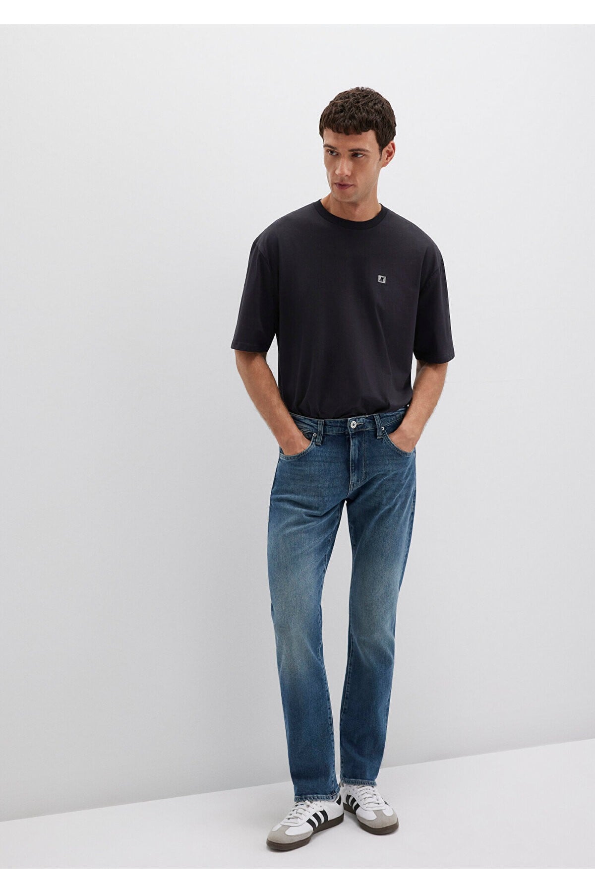 Jake Mavi Pro Indigo Puslu Comfort Jean Pantolon 0042289336