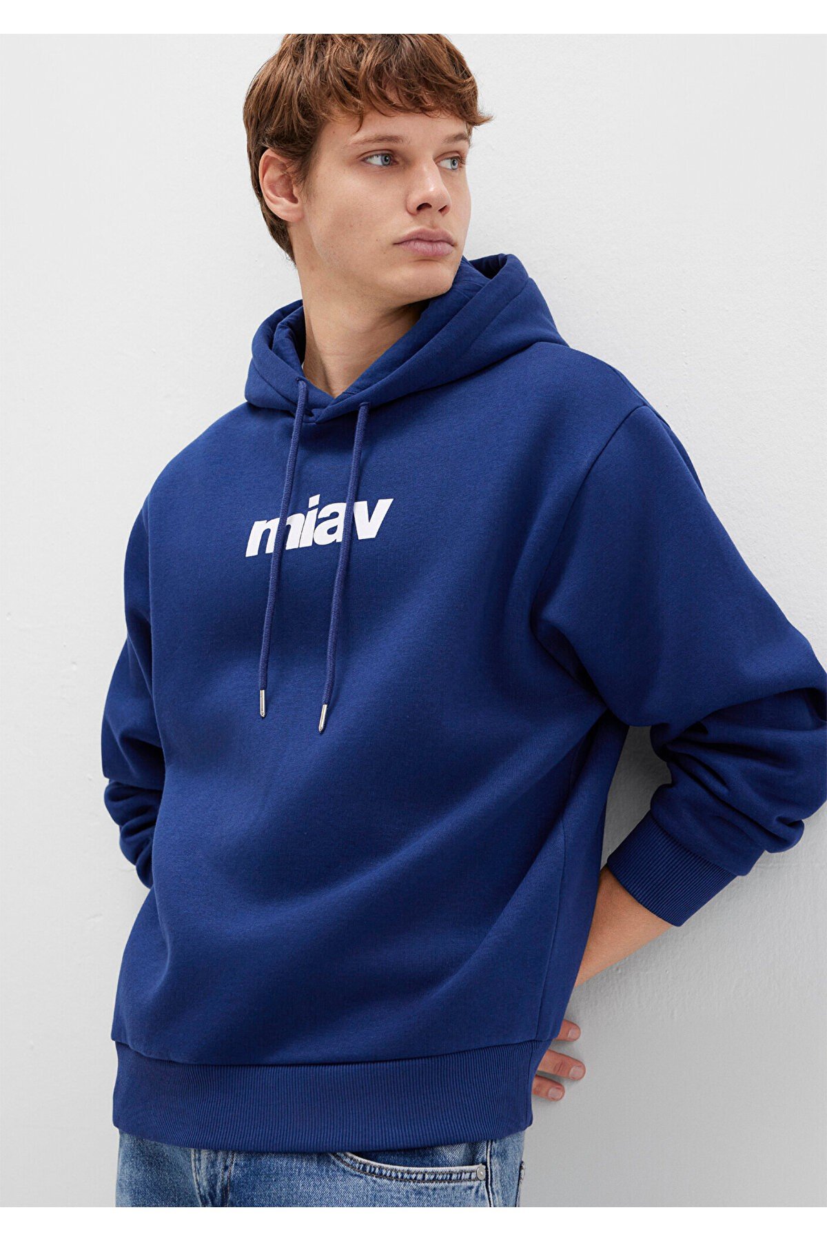 Miav Baskılı Kapüşonlu Sweatshirt 0S10001-70722