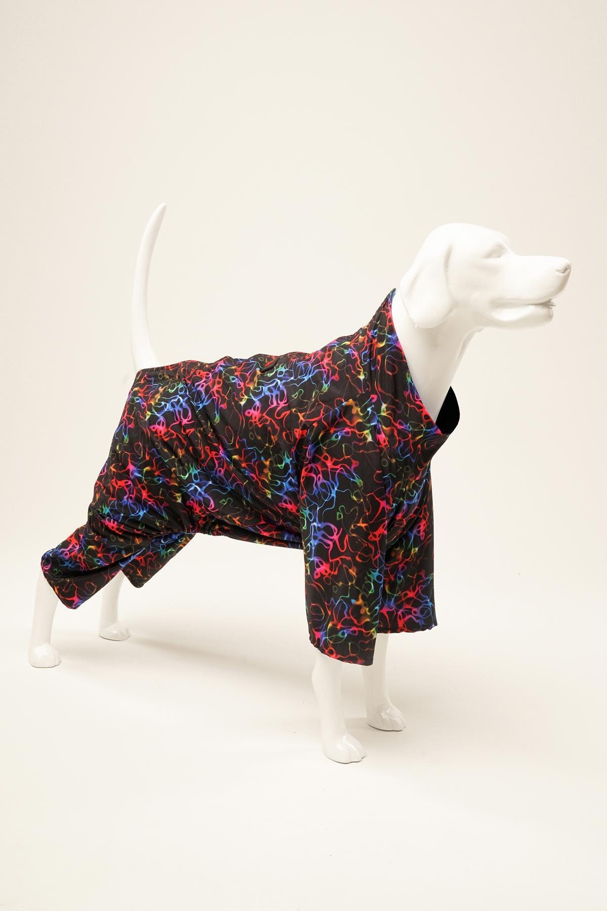 DISCO İçi Polar Su Geçirmez Köpek Yağmurluğu (8'li)Set