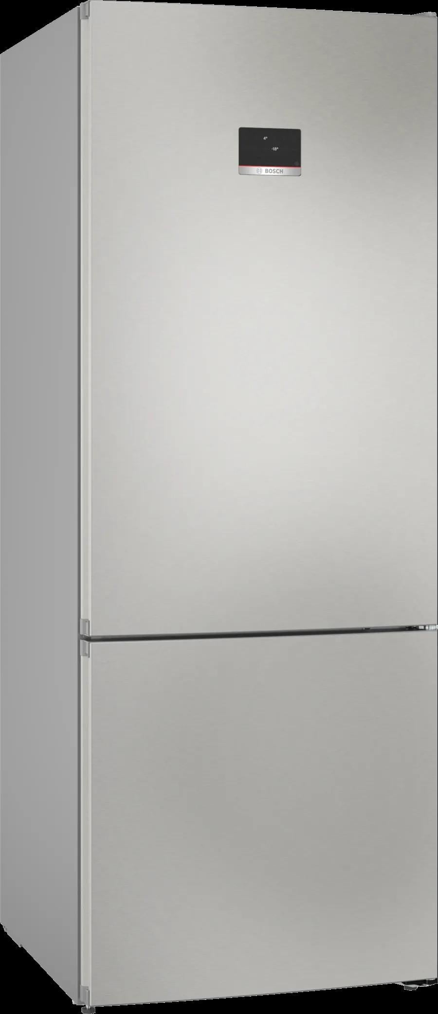 Serie 4 Alttan Donduruculu Buzdolabı 186 x 70 cm Kolay temizlenebilir Inox, Total No Frost KGN55CIE0N