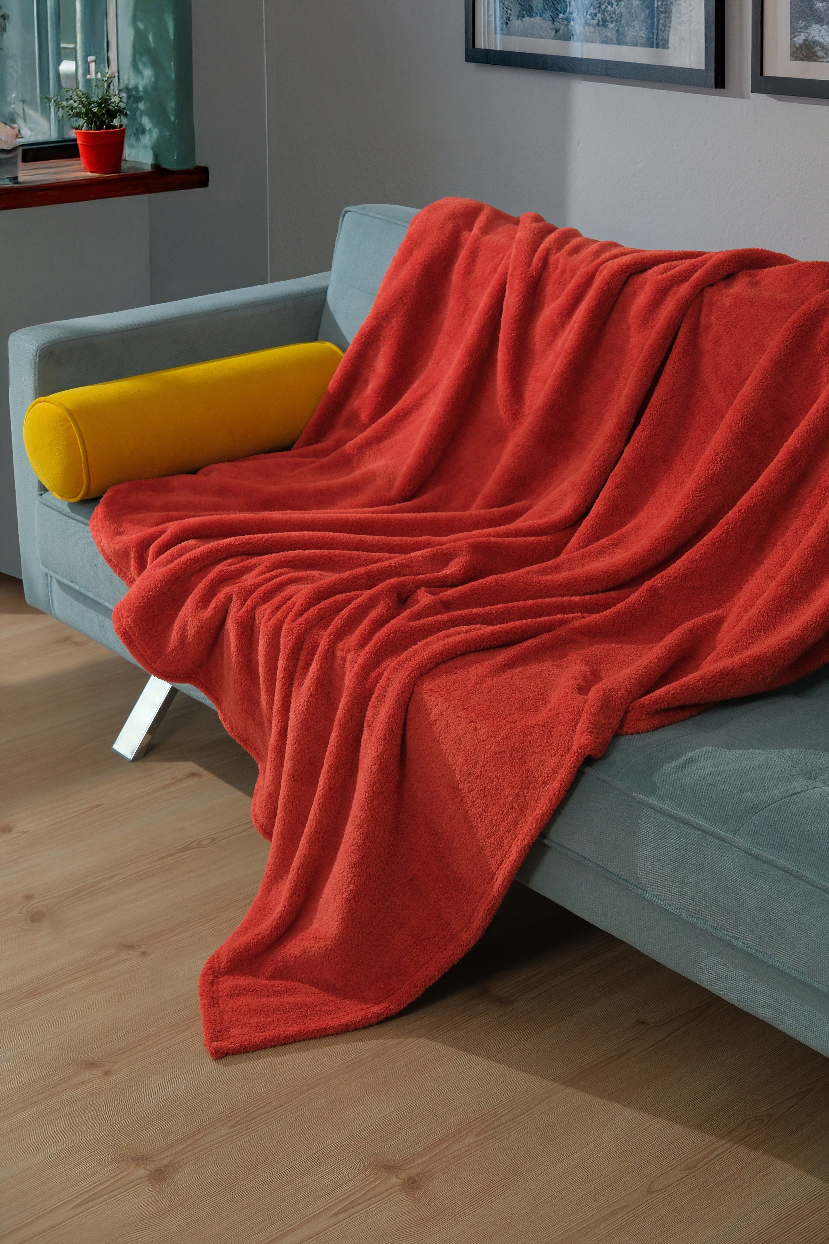 Welsoft Battaniye 150 x 200 cm - Kiremit 