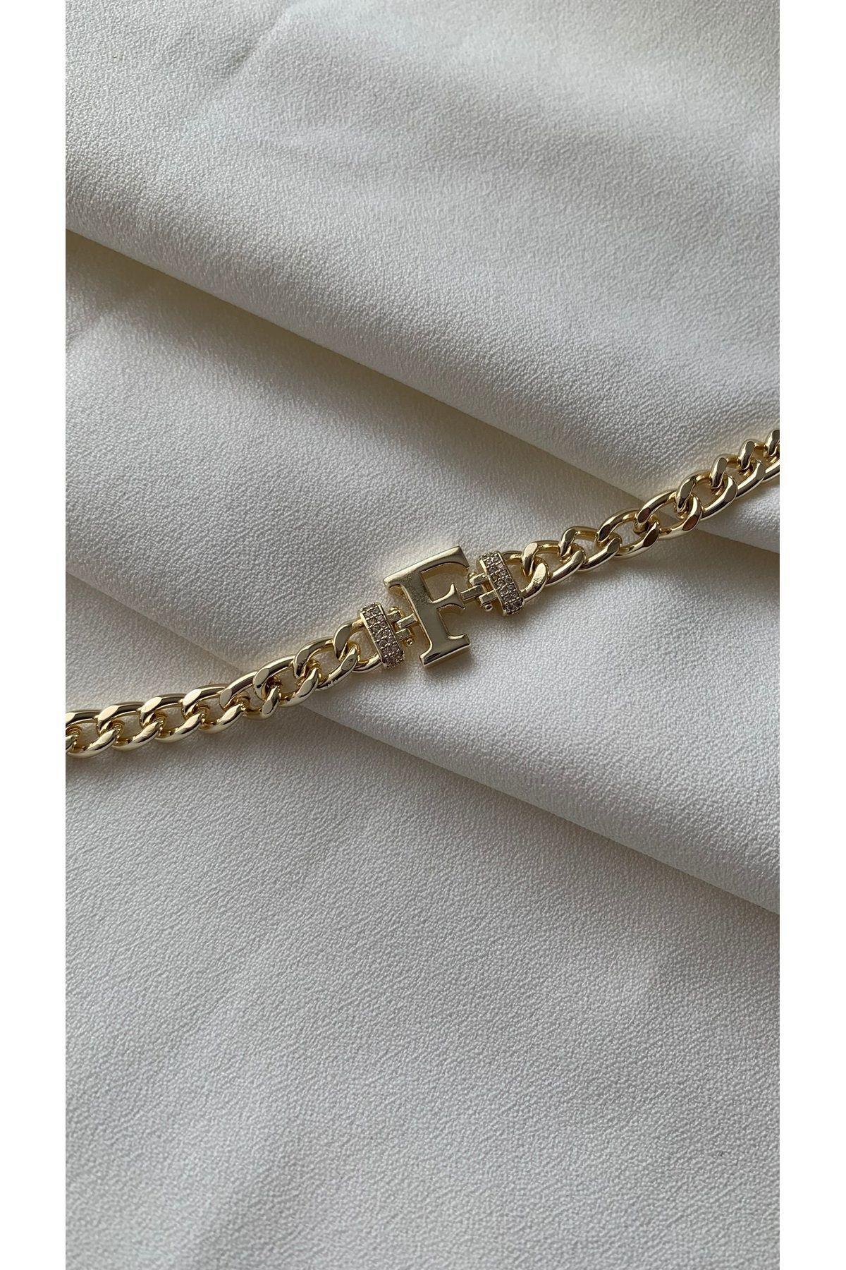 gold harf bileklik