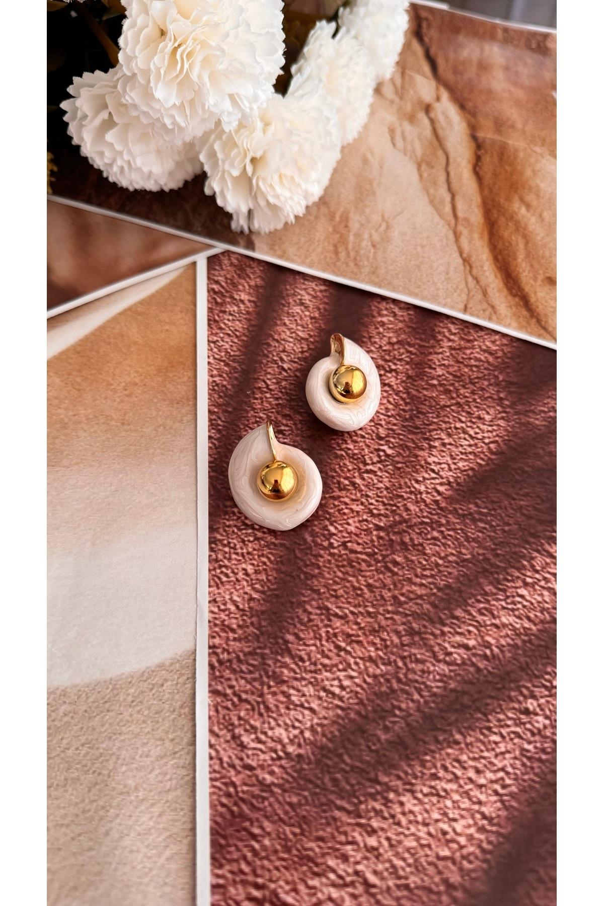 İstiridye pinterest küpe