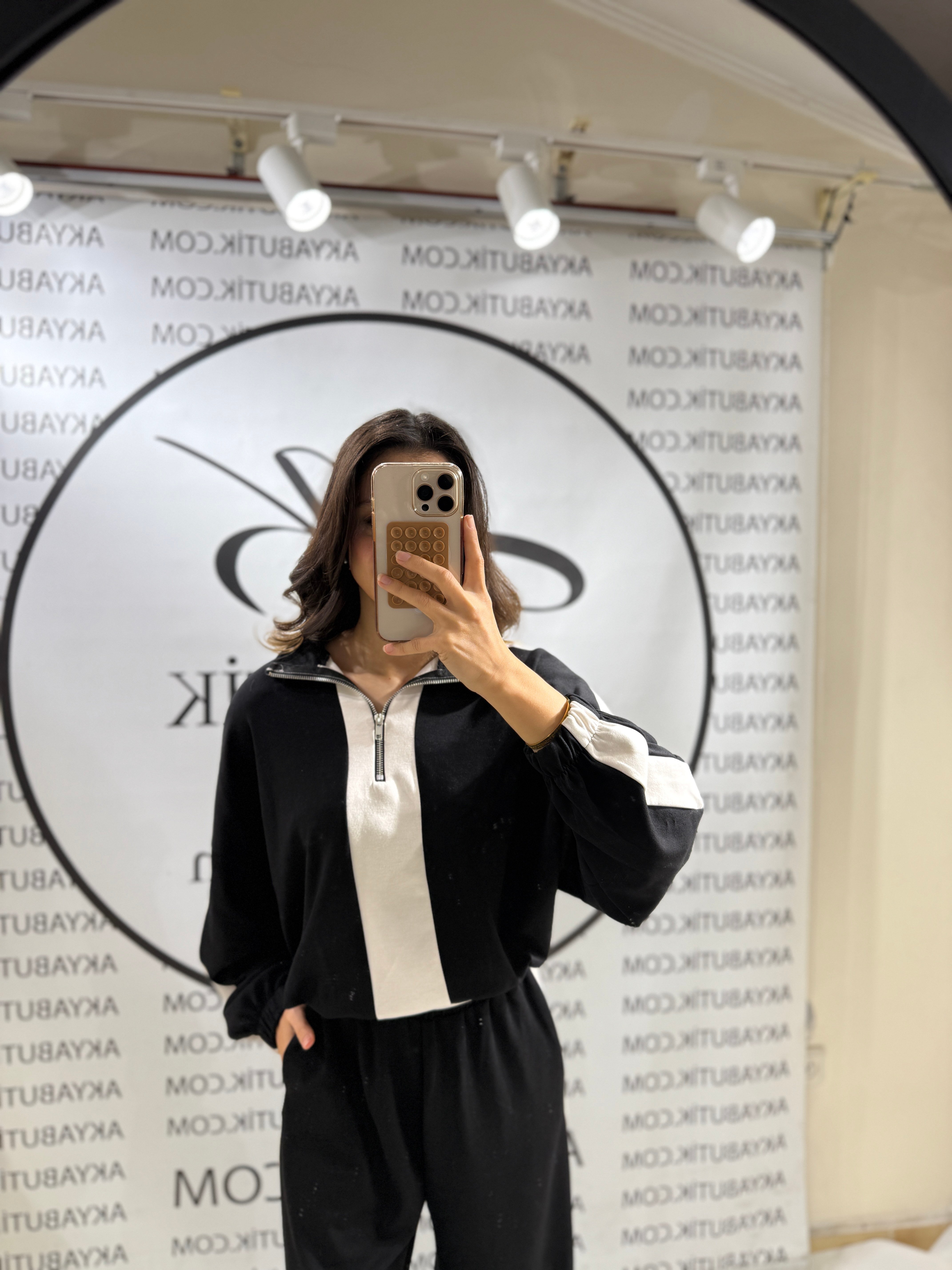 Şeritli Modal Kumaş Eşofman Takımı 