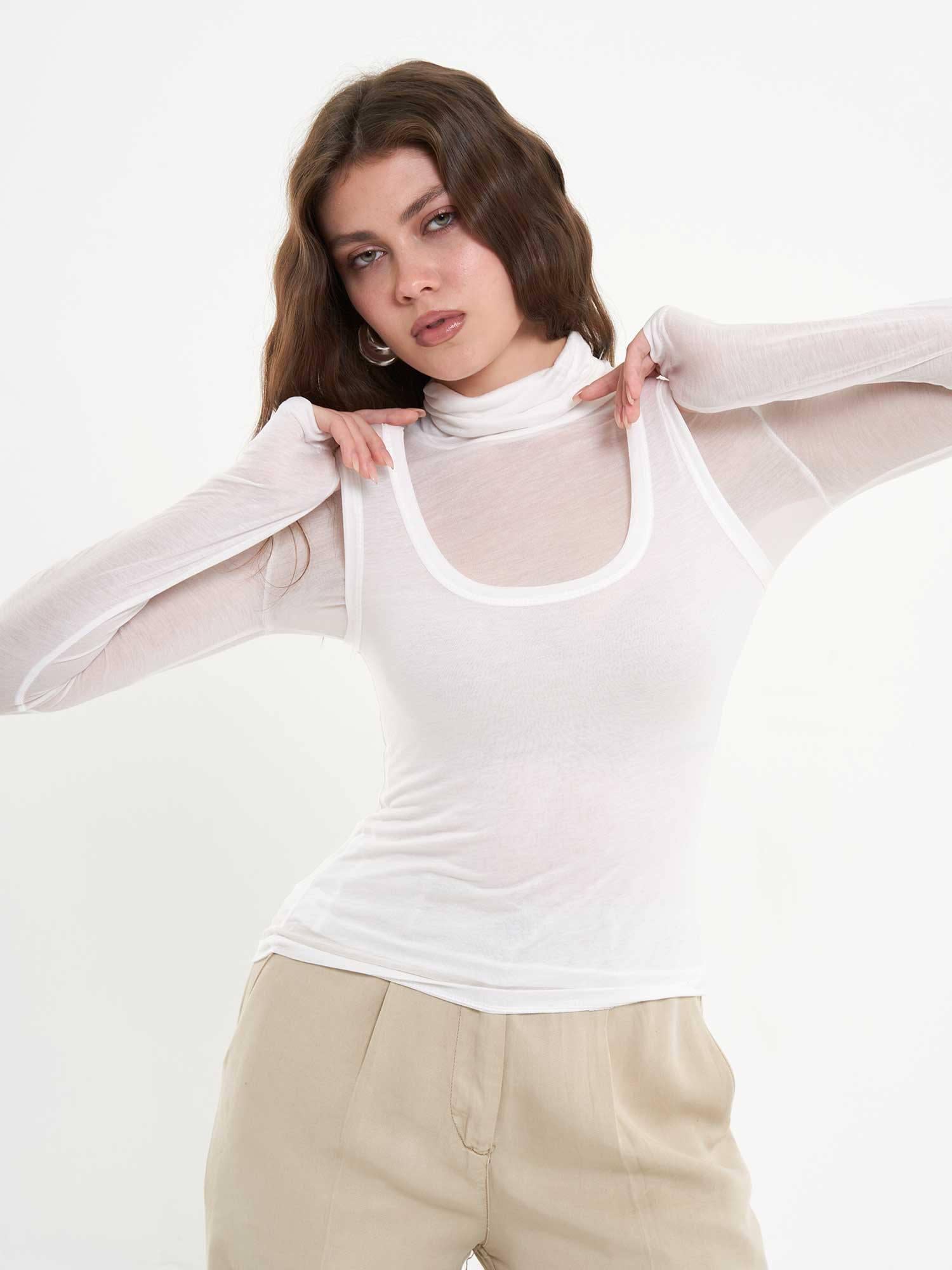 NATUREL KUMAŞ 2`Lİ BLUZ