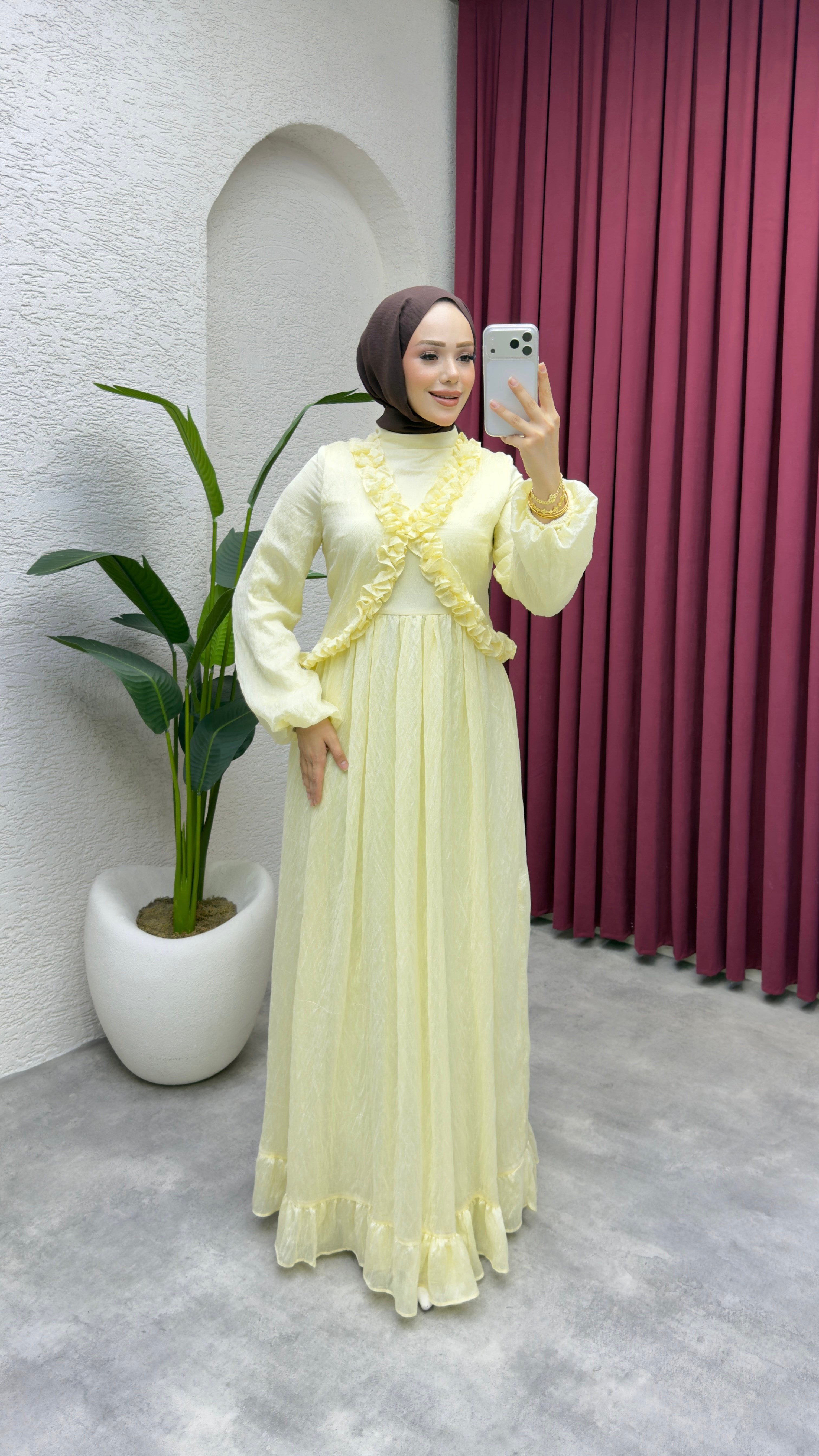 Cemre Elbise 1024 Sarı