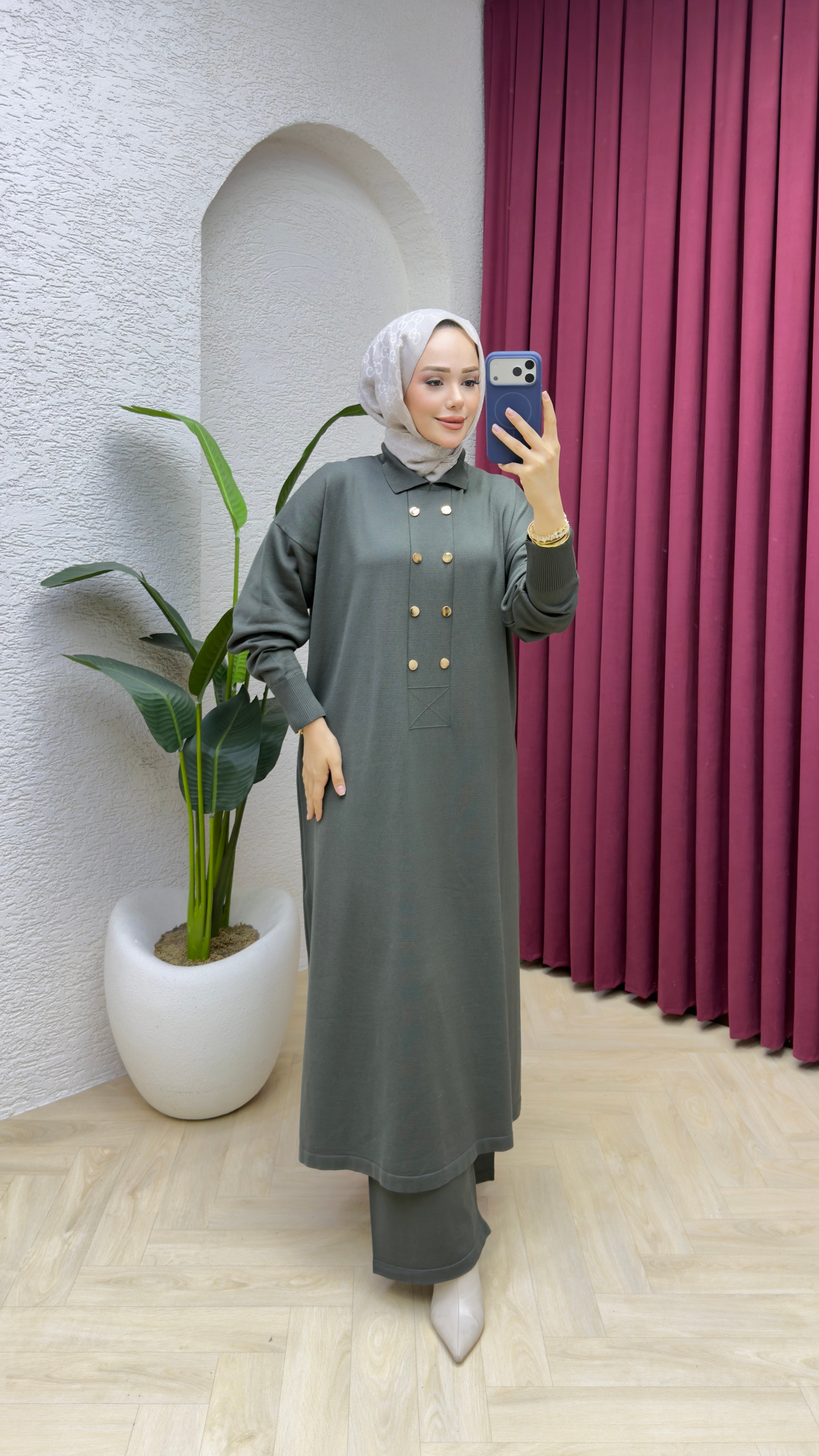 Dilara Merserize Takım 7041 Yeşil