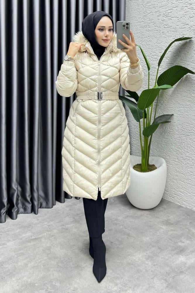 Royal Kapitone Şişme Mont | Taş