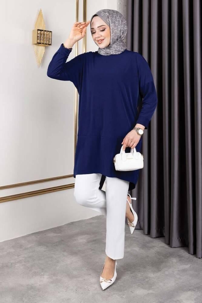 Sandy Makas Tunik | Lacivert